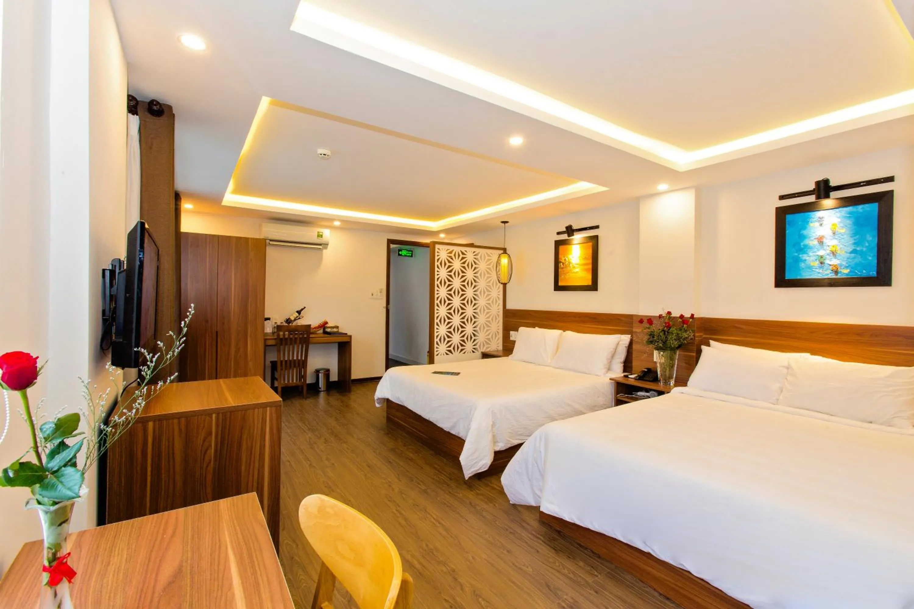 Bed in Riverside Impression Villa