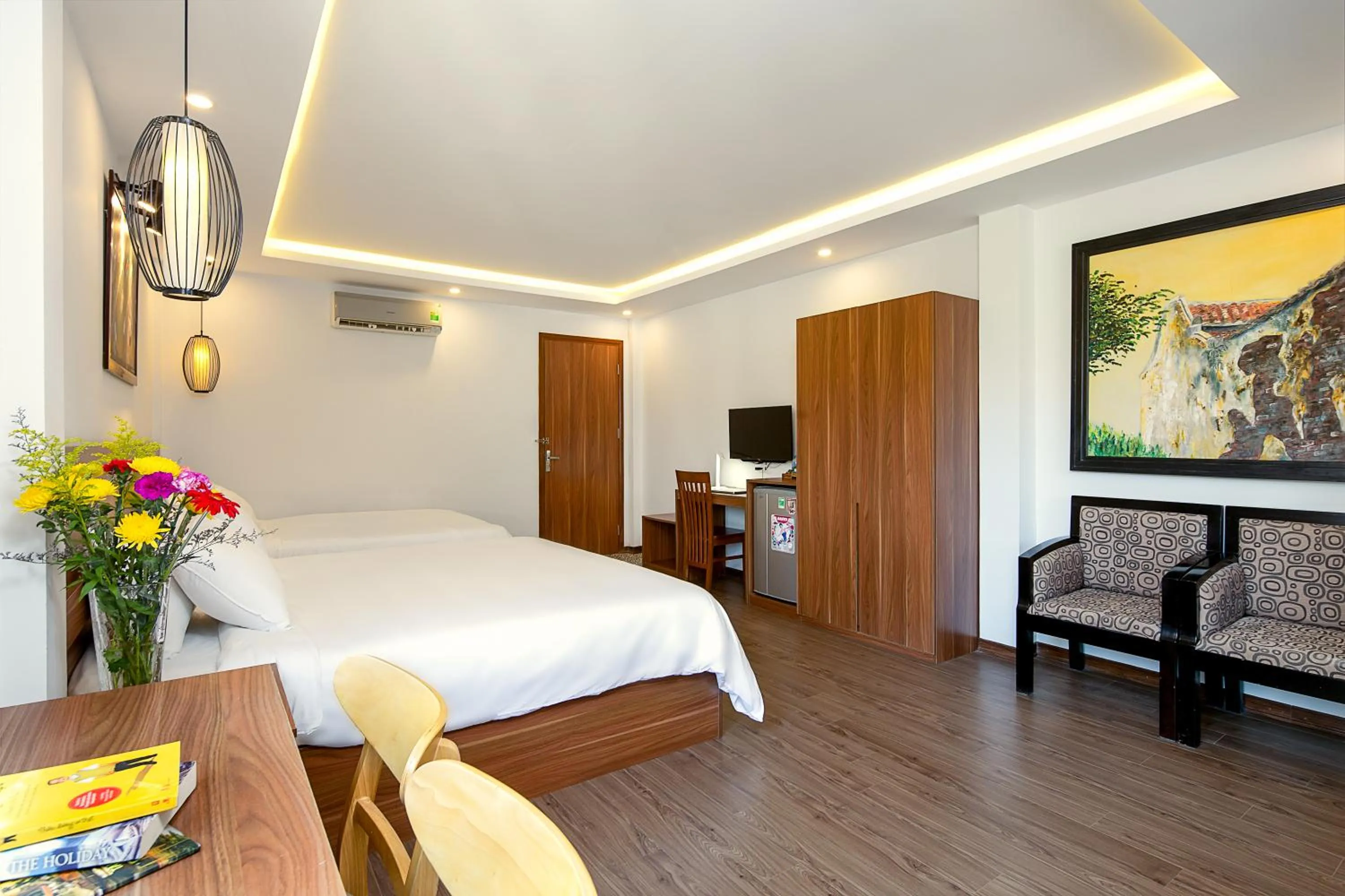 Bed in Riverside Impression Villa