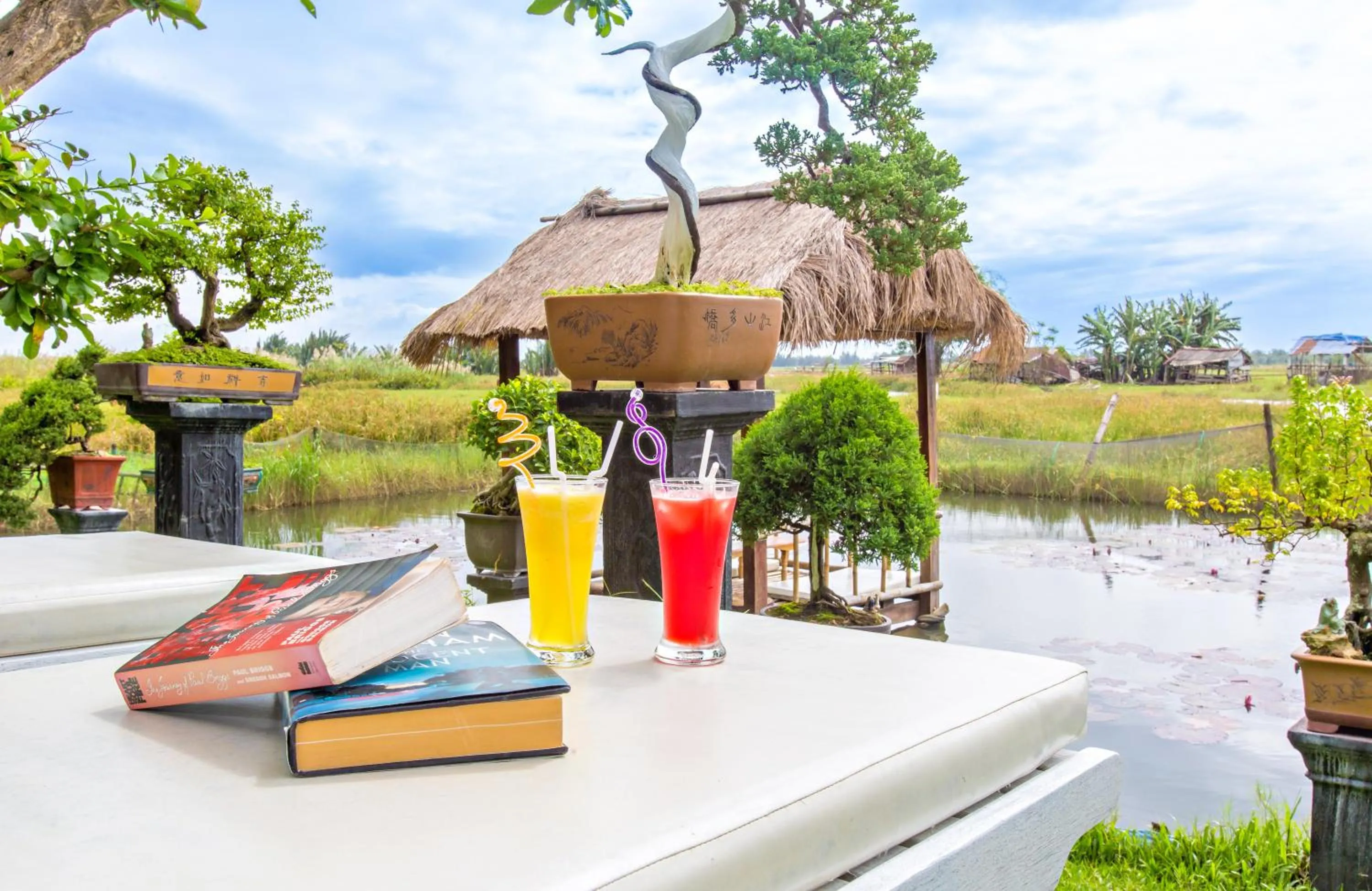 Garden view in Riverside Impression Villa