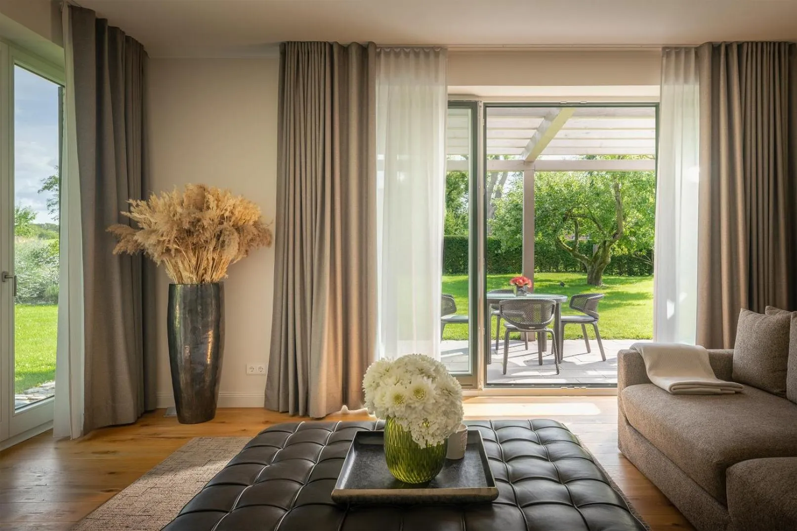 Living room in Weissenhaus Private Nature Luxury Resort