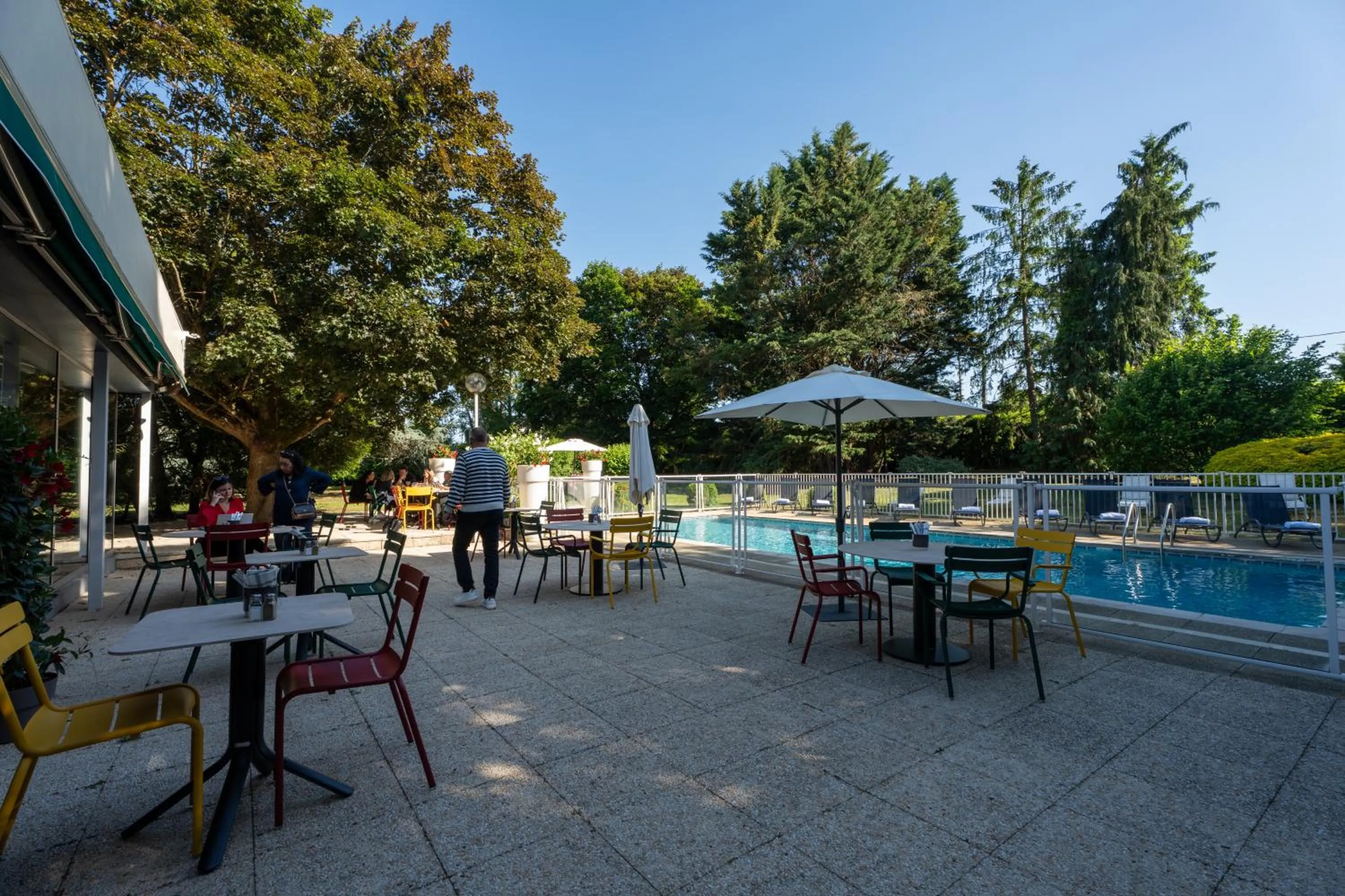 Patio in Novotel Poissy Orgeval