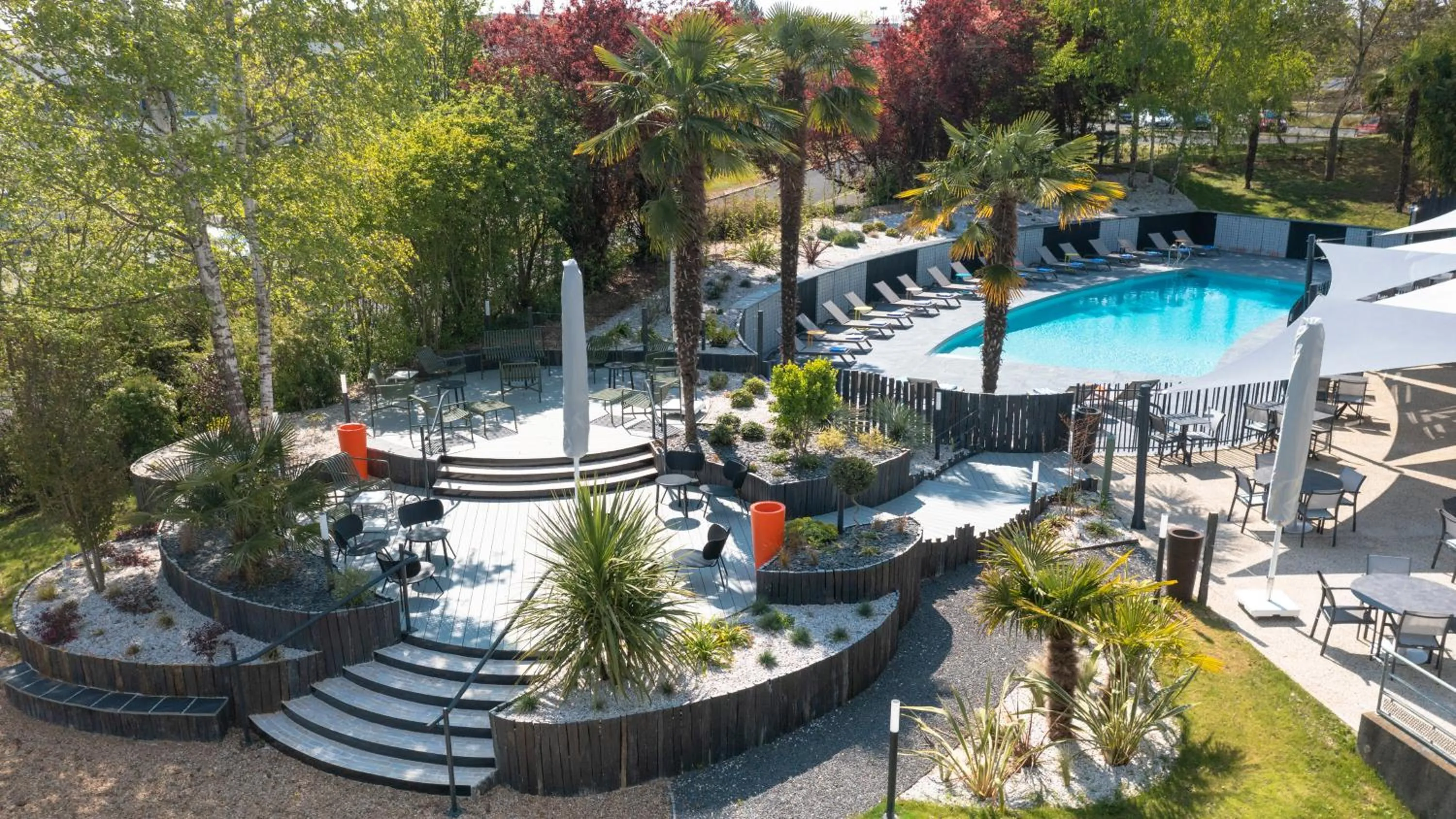 Bird's eye view in Novotel Poitiers Site du Futuroscope