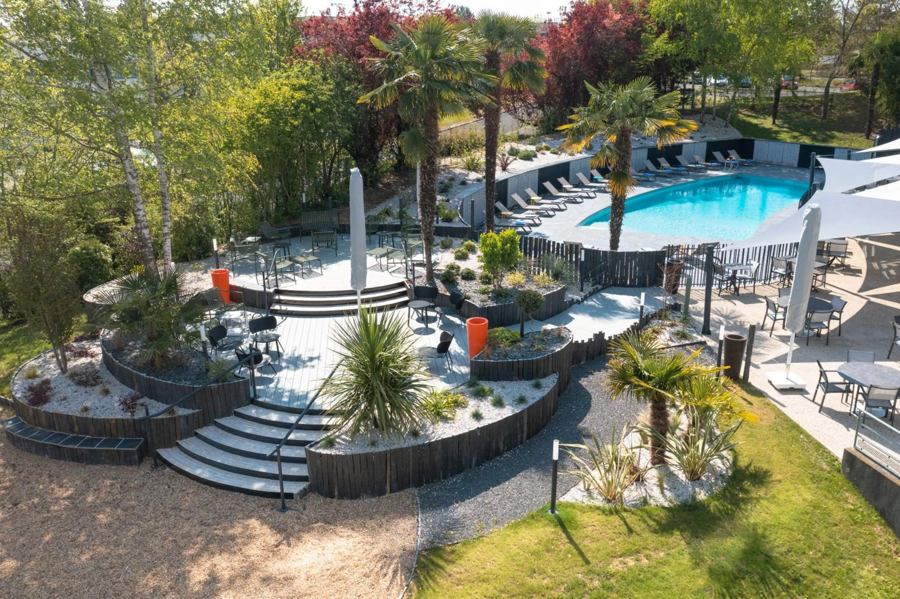 Bird's eye view in Novotel Poitiers Site du Futuroscope
