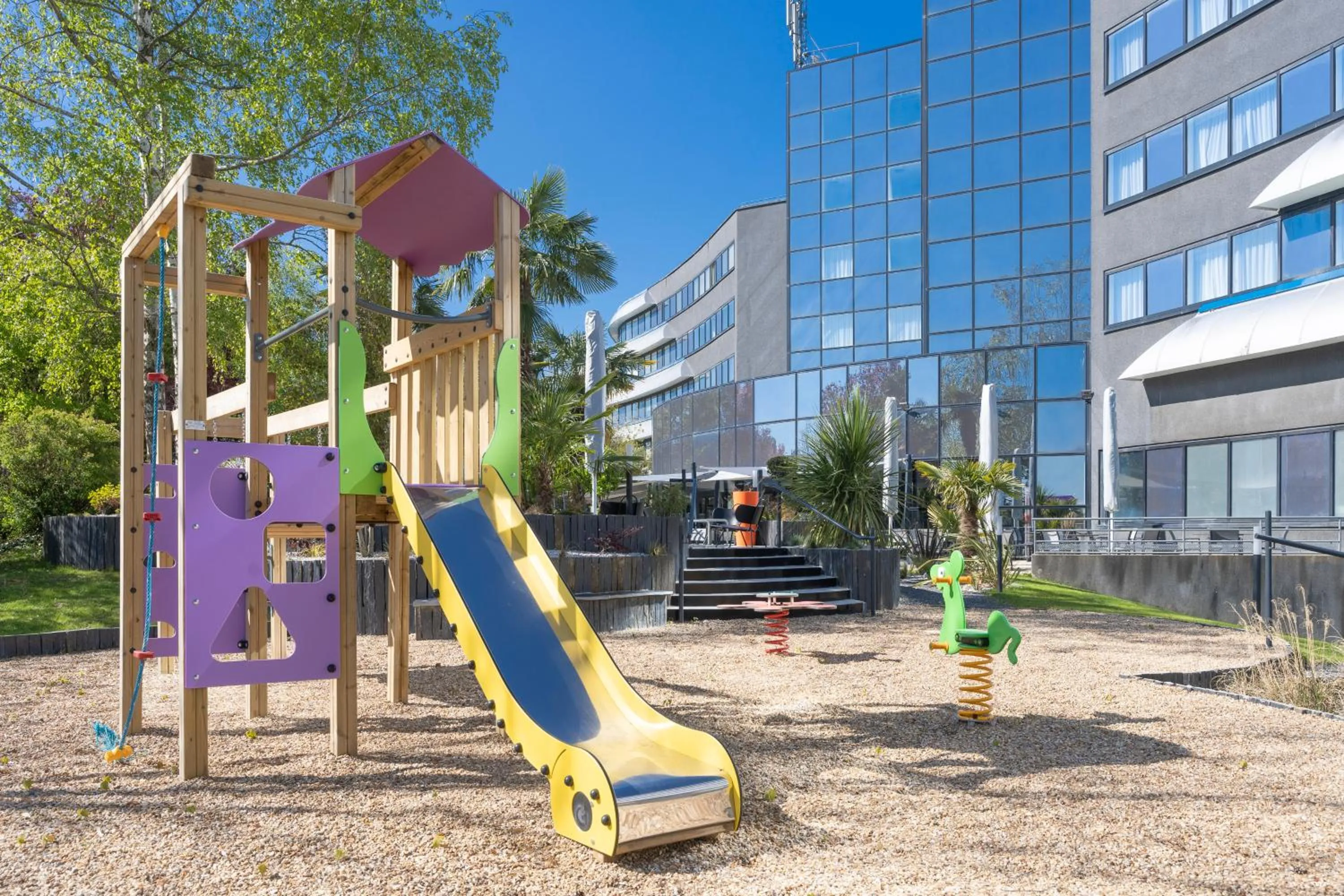 Children play ground in Novotel Poitiers Site du Futuroscope