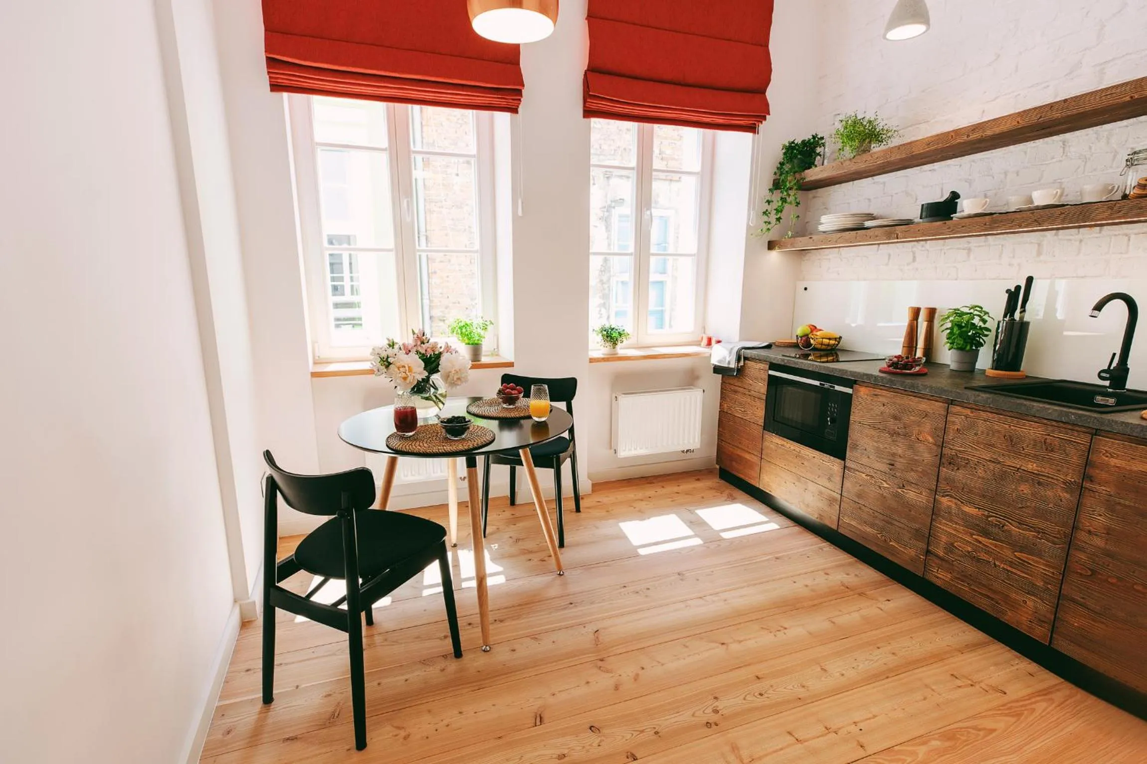 Kitchen or kitchenette in Apartamenty Schoeps Residence by Noclegi Renters