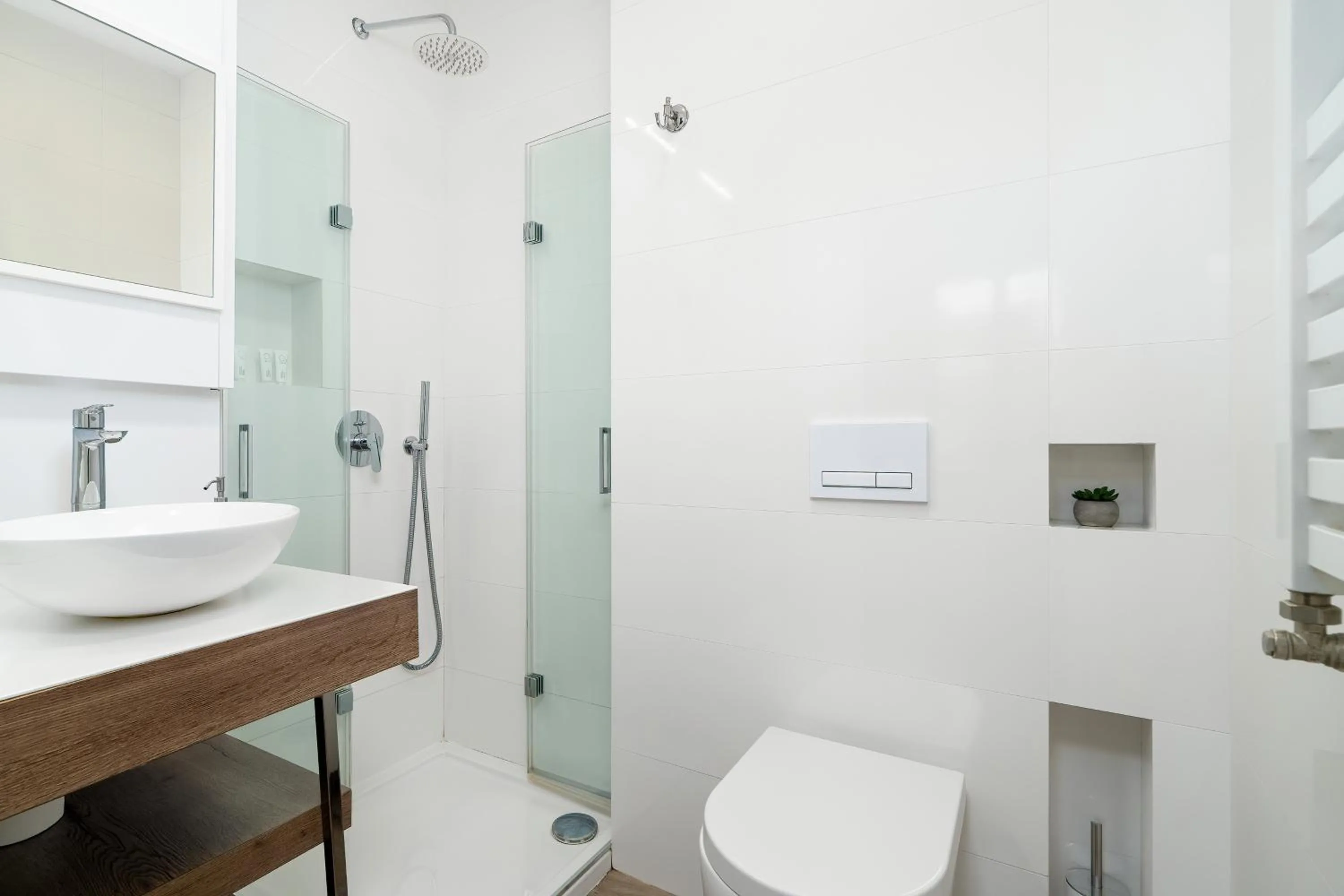 Shower in Apartamenty Schoeps Residence by Noclegi Renters