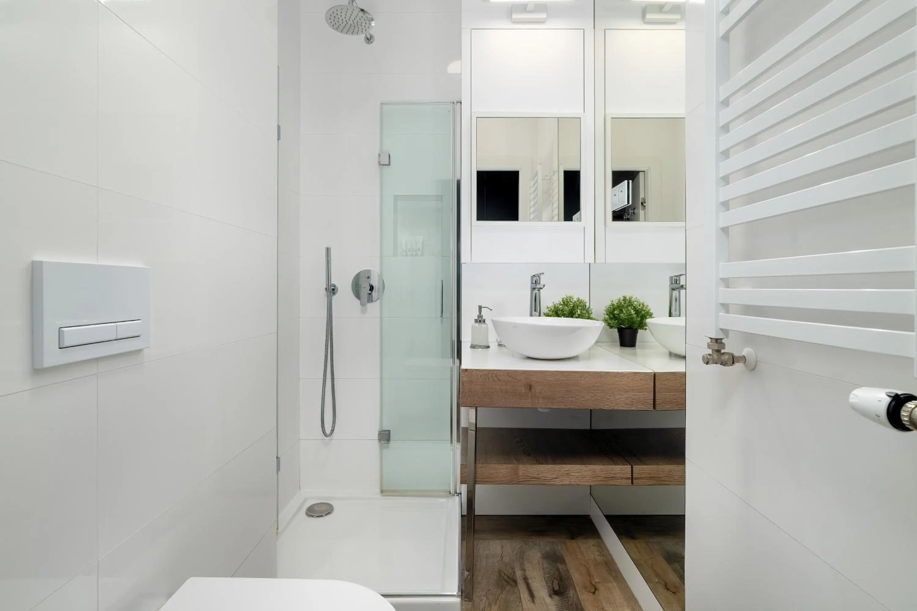 Shower in Apartamenty Schoeps Residence by Noclegi Renters