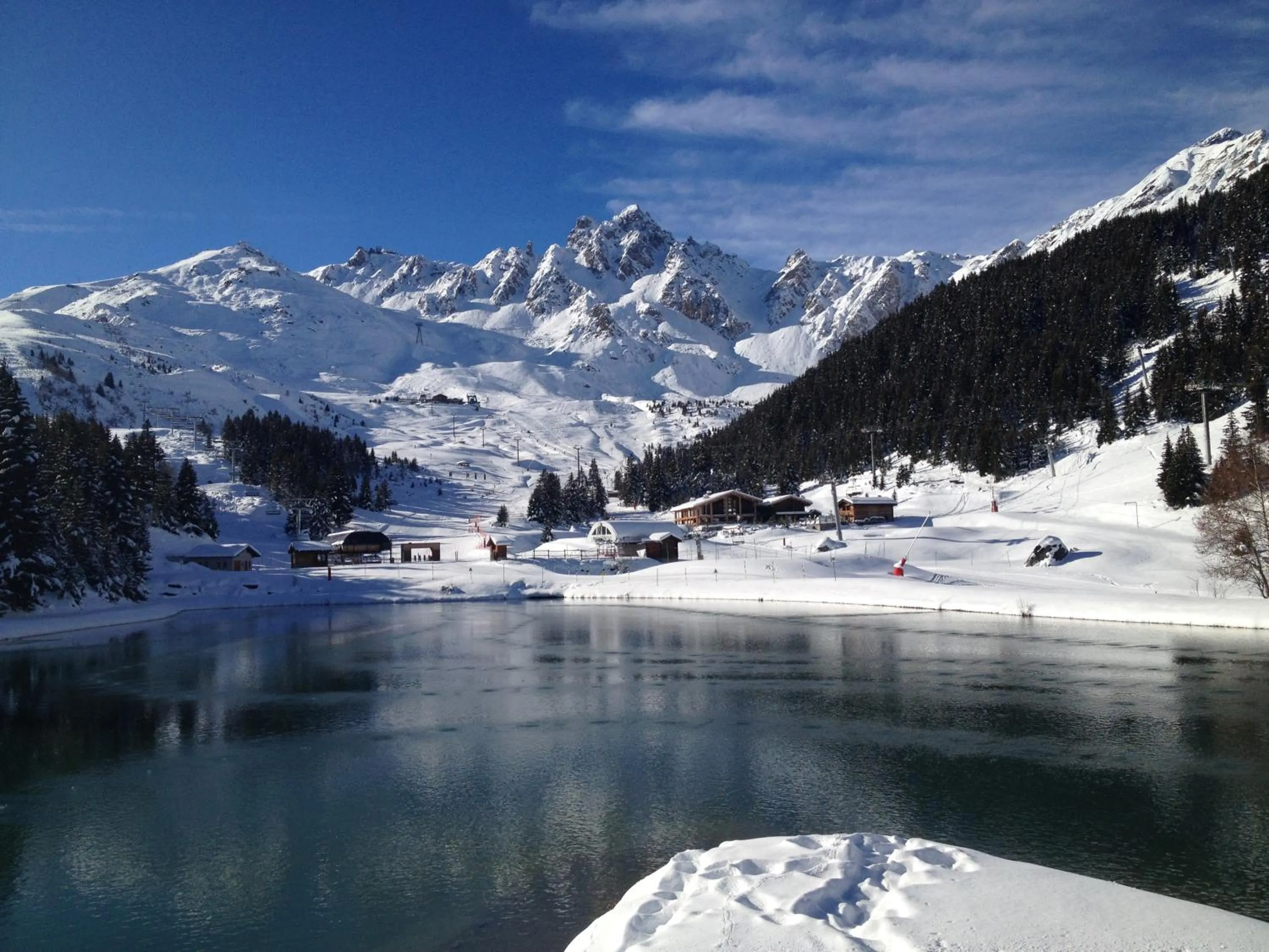 Natural landscape in Lake Hotel Courchevel 1850