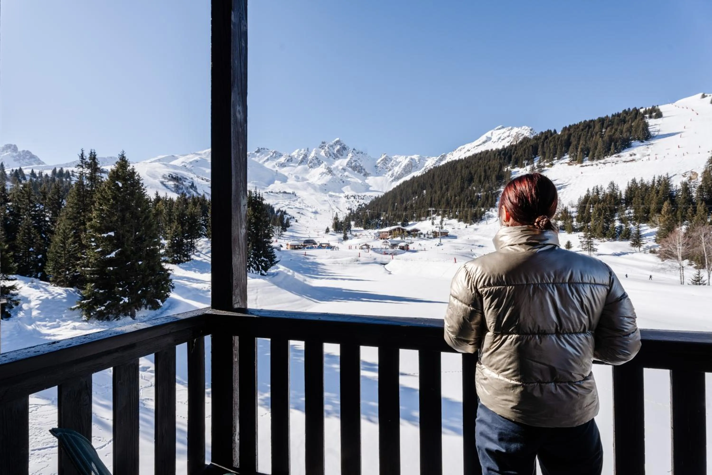 Balcony/Terrace in Lake Hotel Courchevel 1850