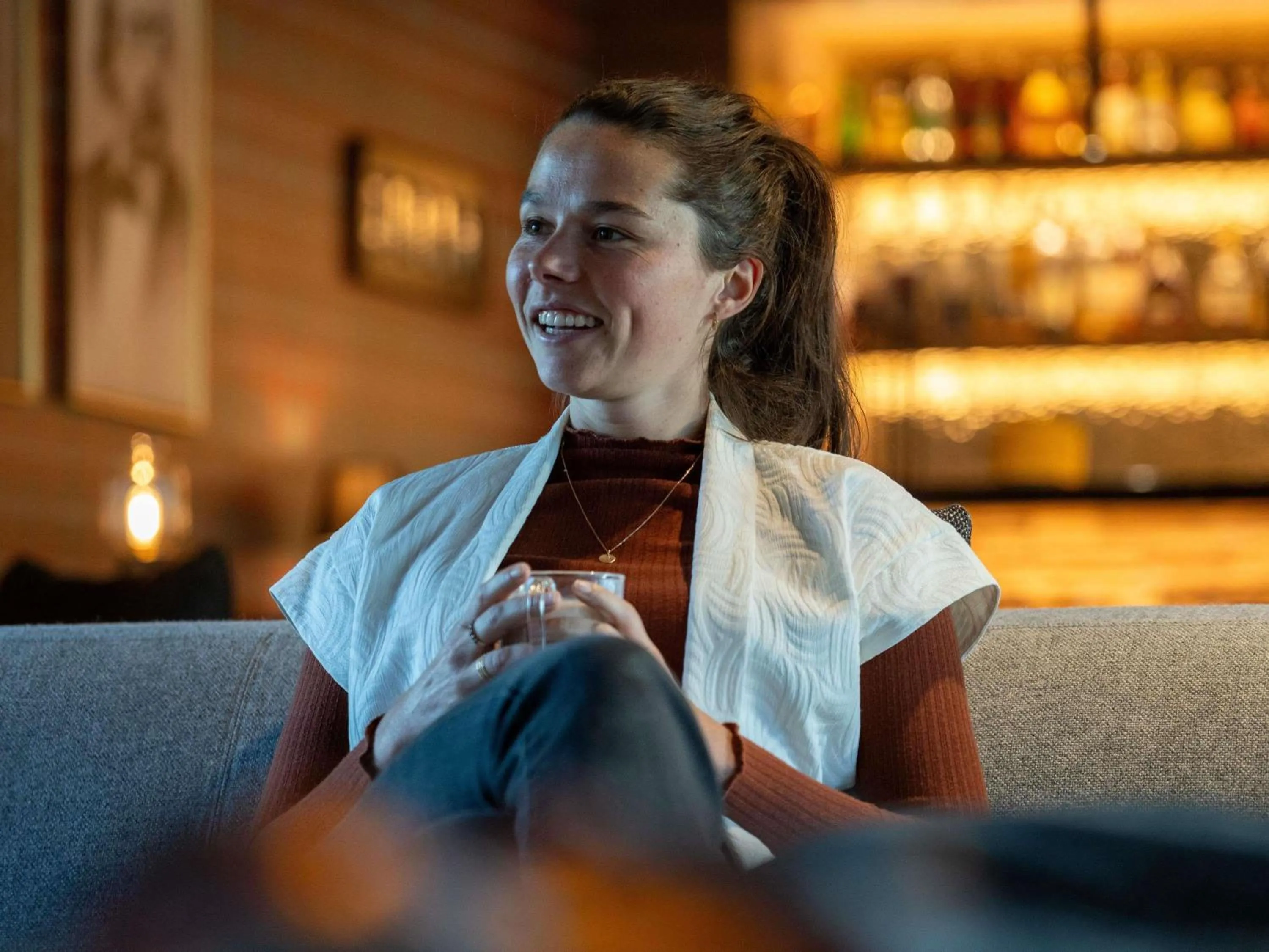 Lounge or bar in Novotel Rouen Sud Zenith Parc Expo