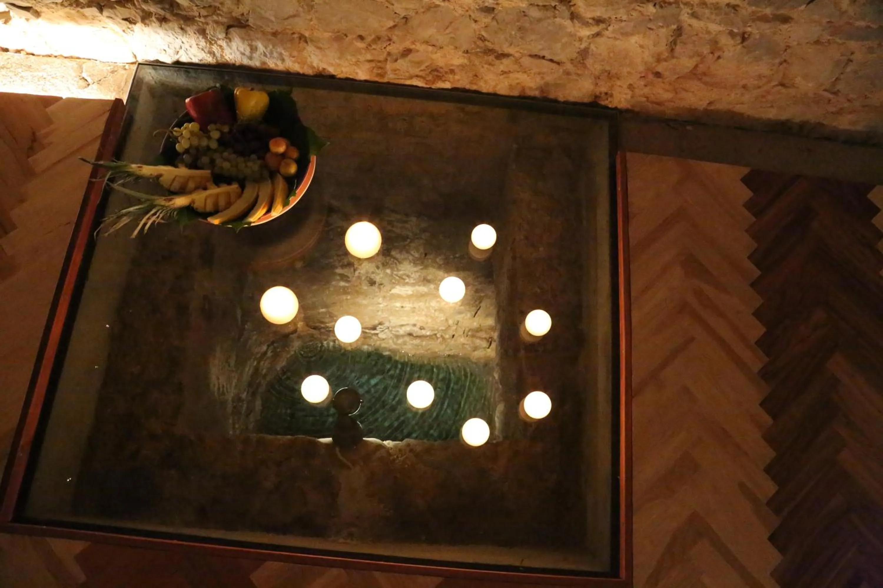 Decorative detail in Albergo Ristorante Cavaliere