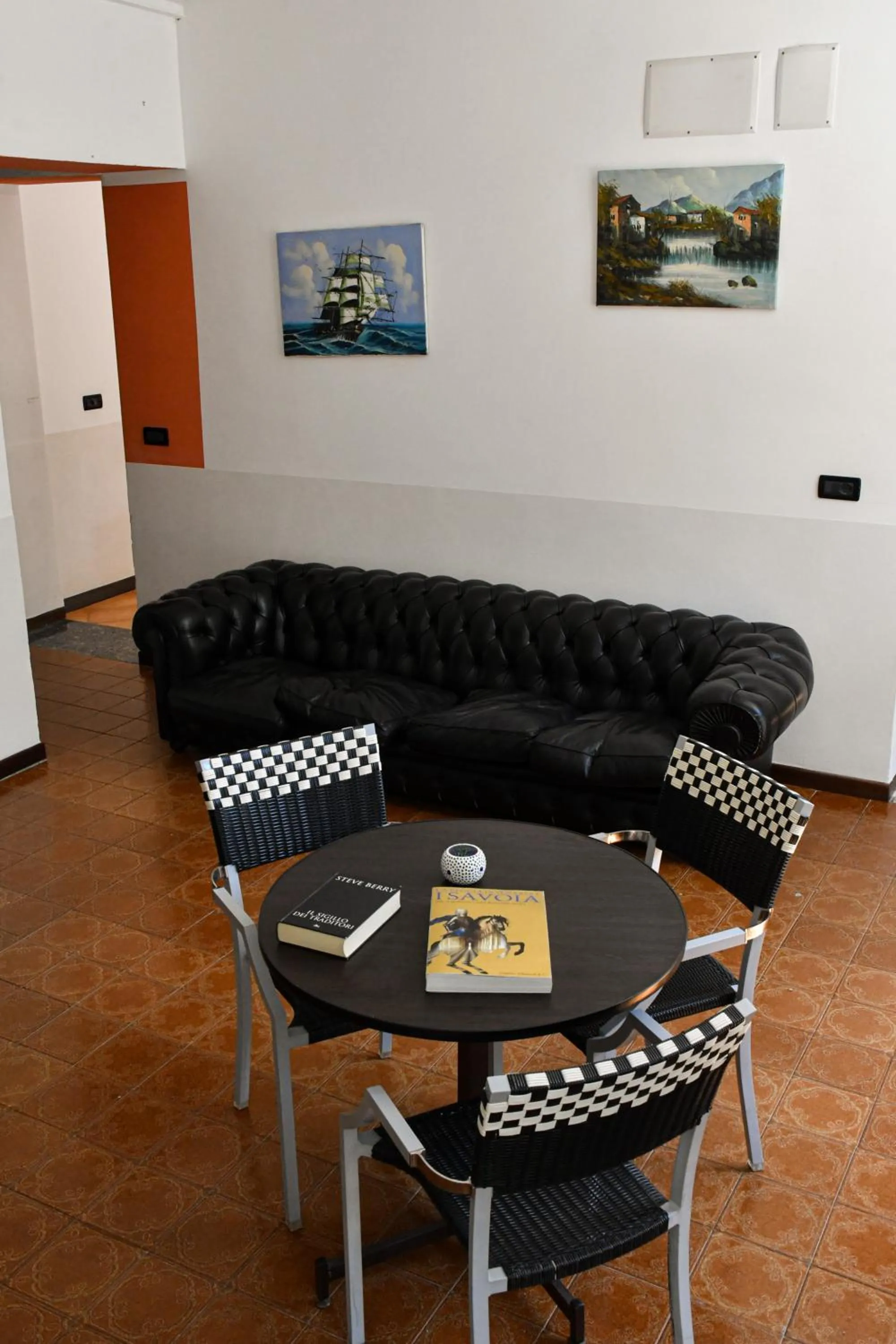 Seating area in Hotel Le Palme