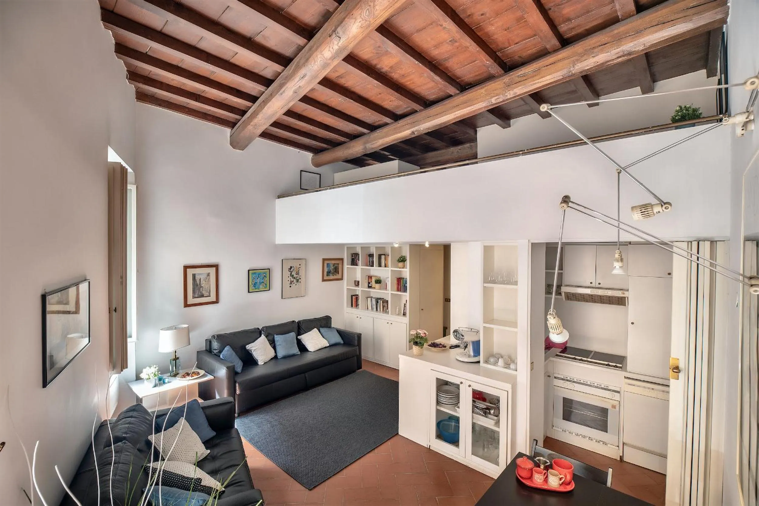 Living room in Appartamento via dei Baullari