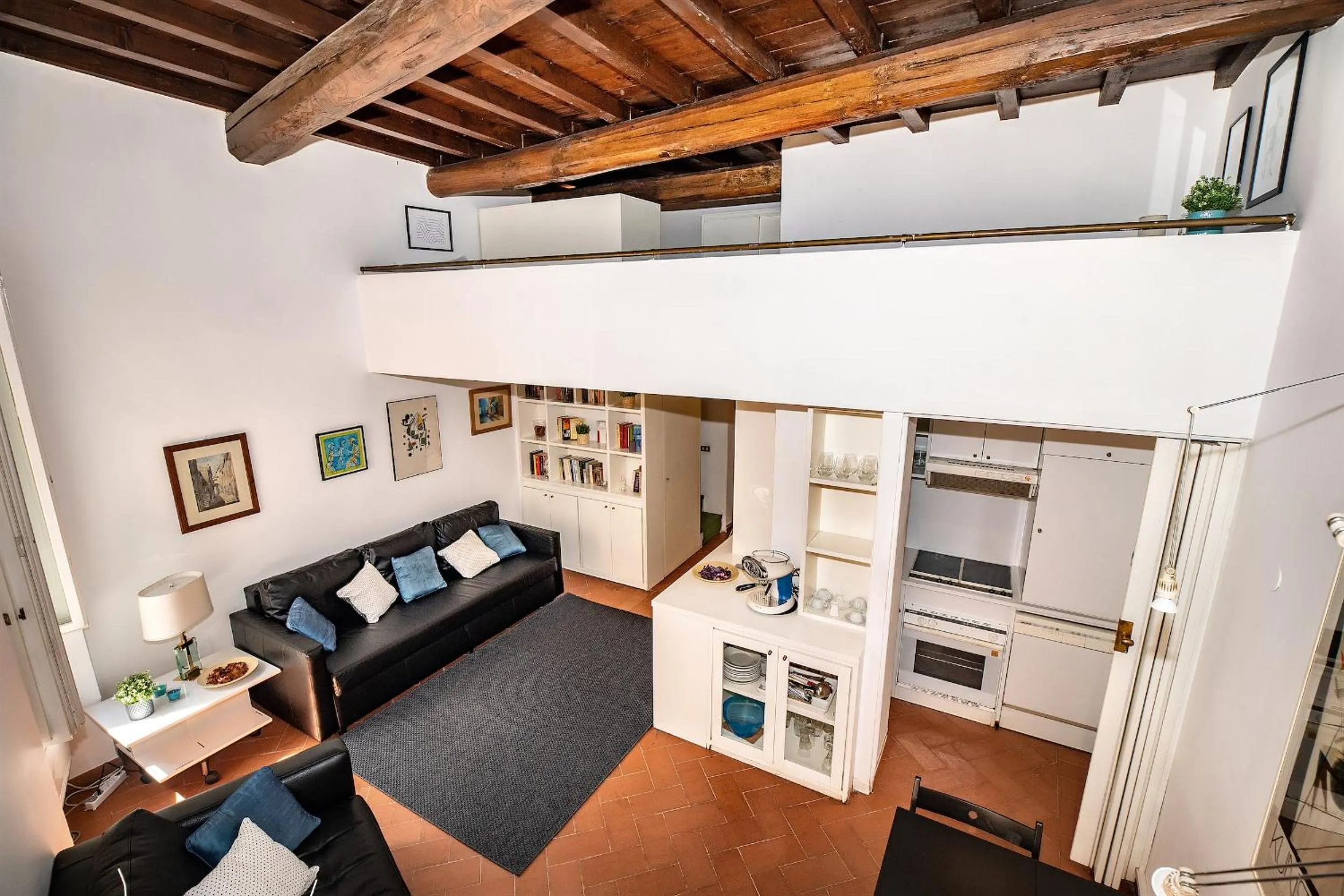 Living room in Appartamento via dei Baullari