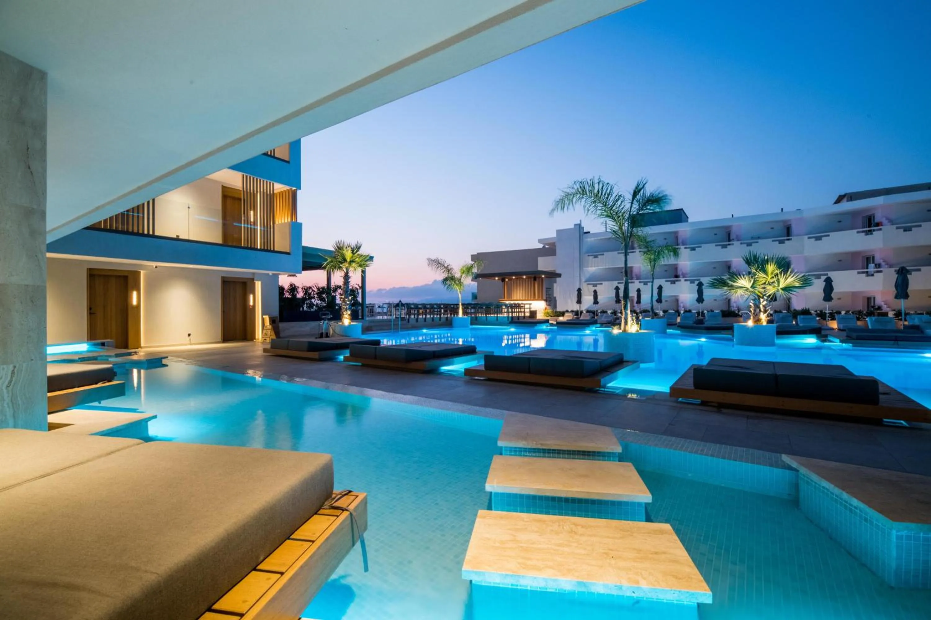 Swimming pool in AKASHA Beach Hotel & Spa