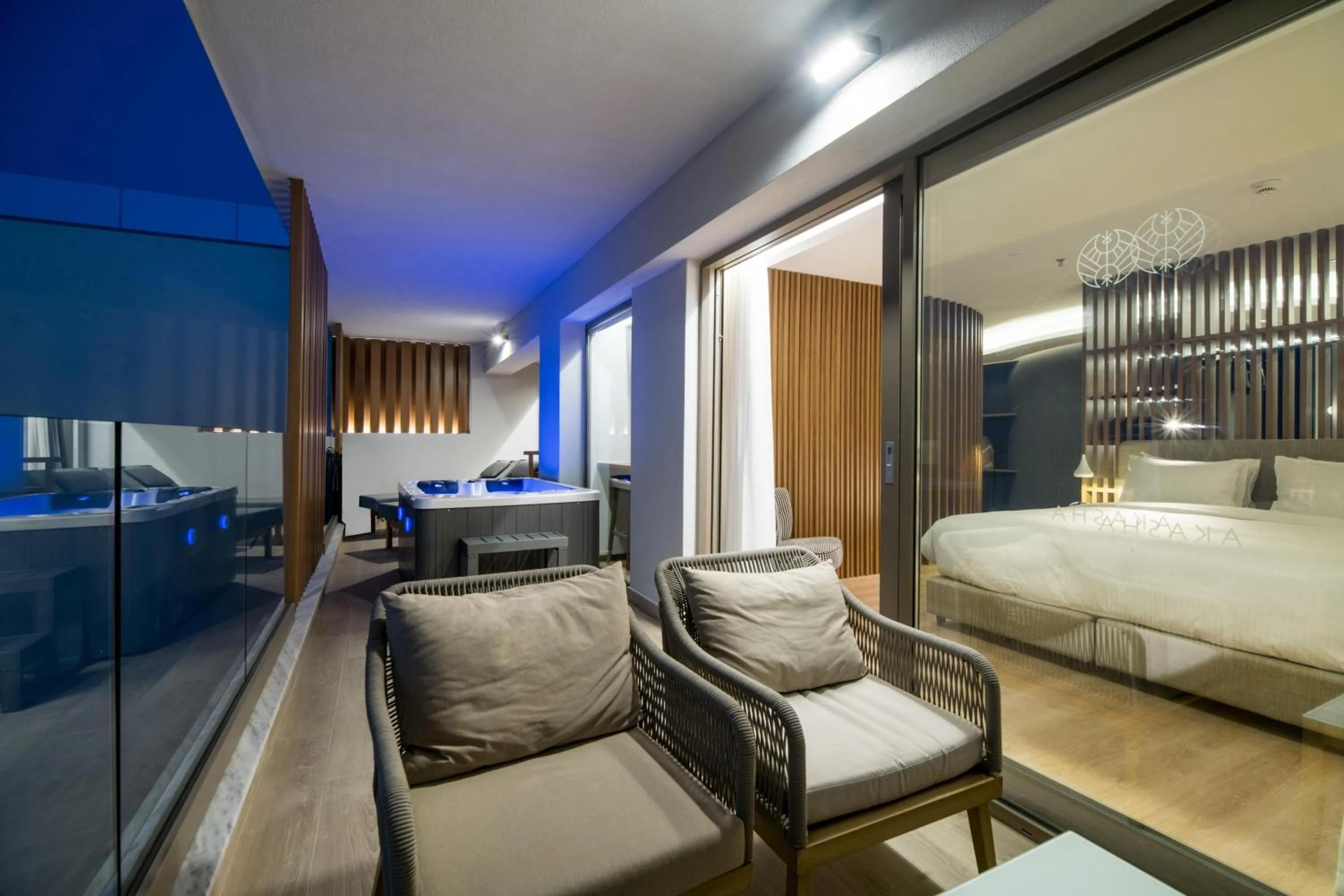 Photo of the whole room, Bed in AKASHA Beach Hotel & Spa