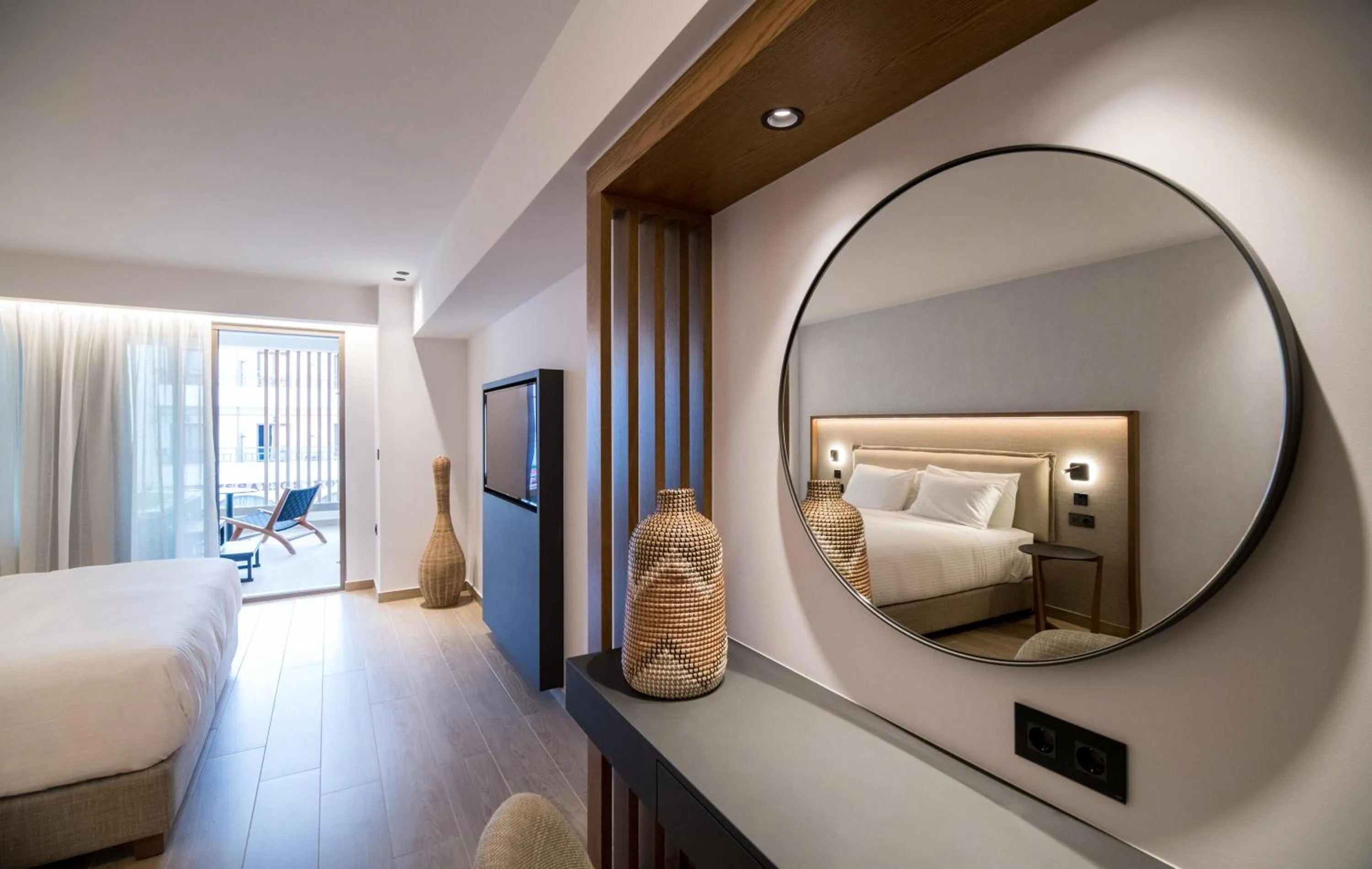 Photo of the whole room, Bed in AKASHA Beach Hotel & Spa