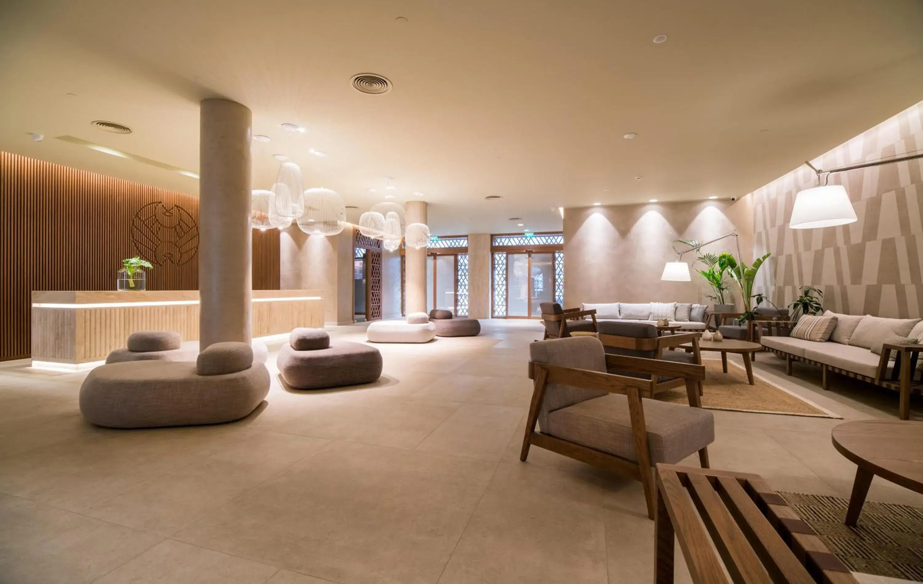 Lobby or reception in AKASHA Beach Hotel & Spa Lobby or reception in AKASHA Beach Hotel & Spa