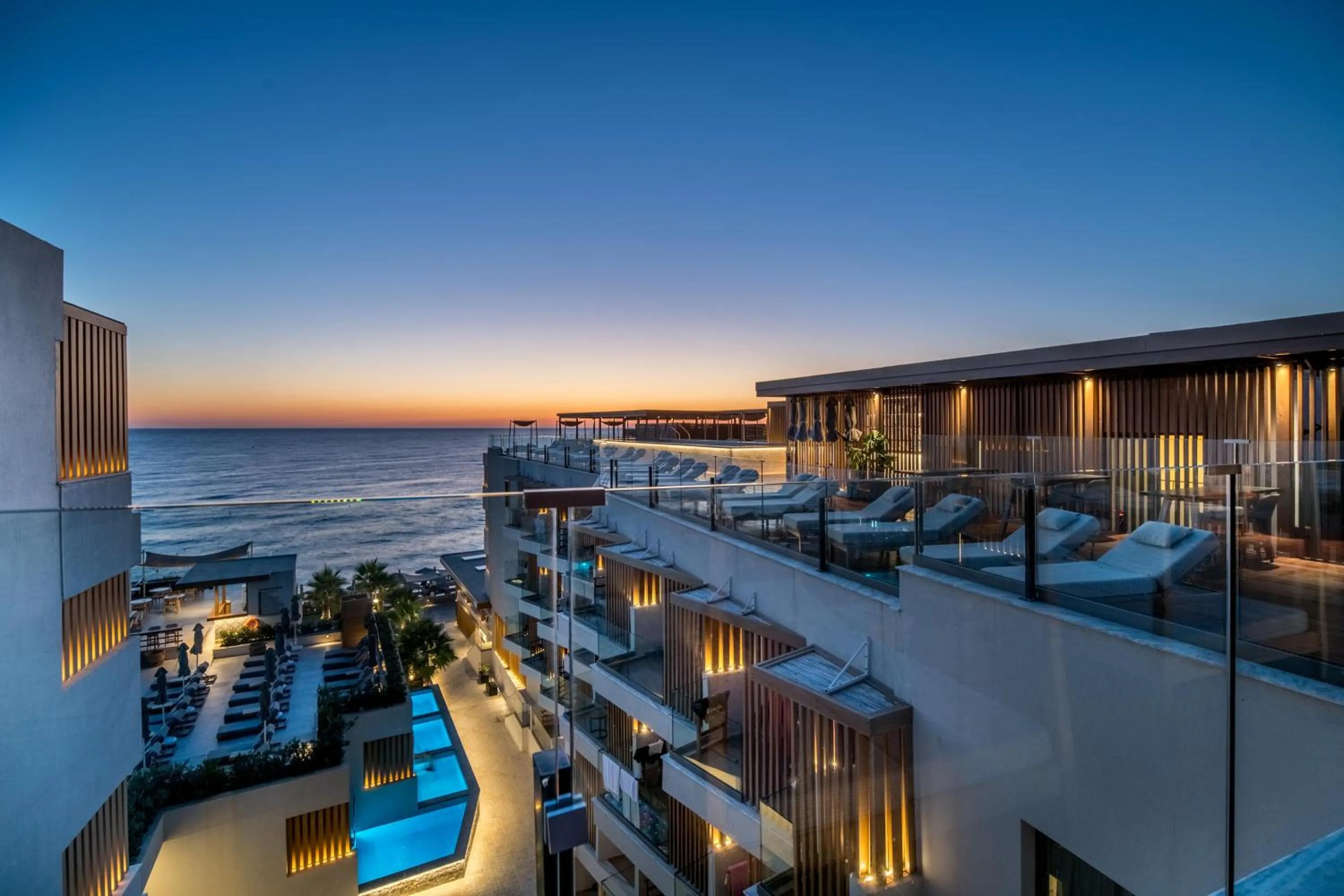 Balcony/Terrace in AKASHA Beach Hotel & Spa