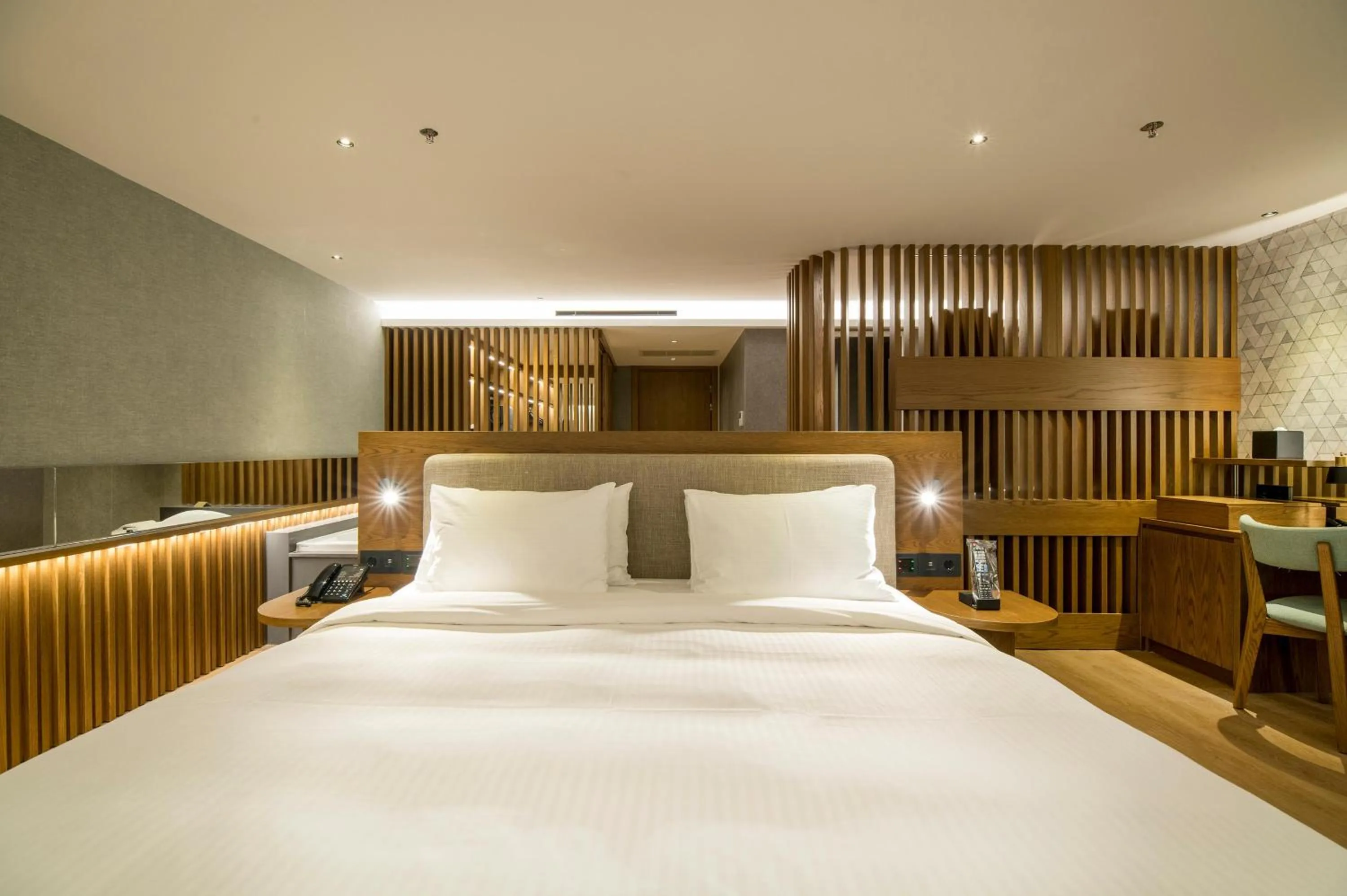 Photo of the whole room, Bed in AKASHA Beach Hotel & Spa