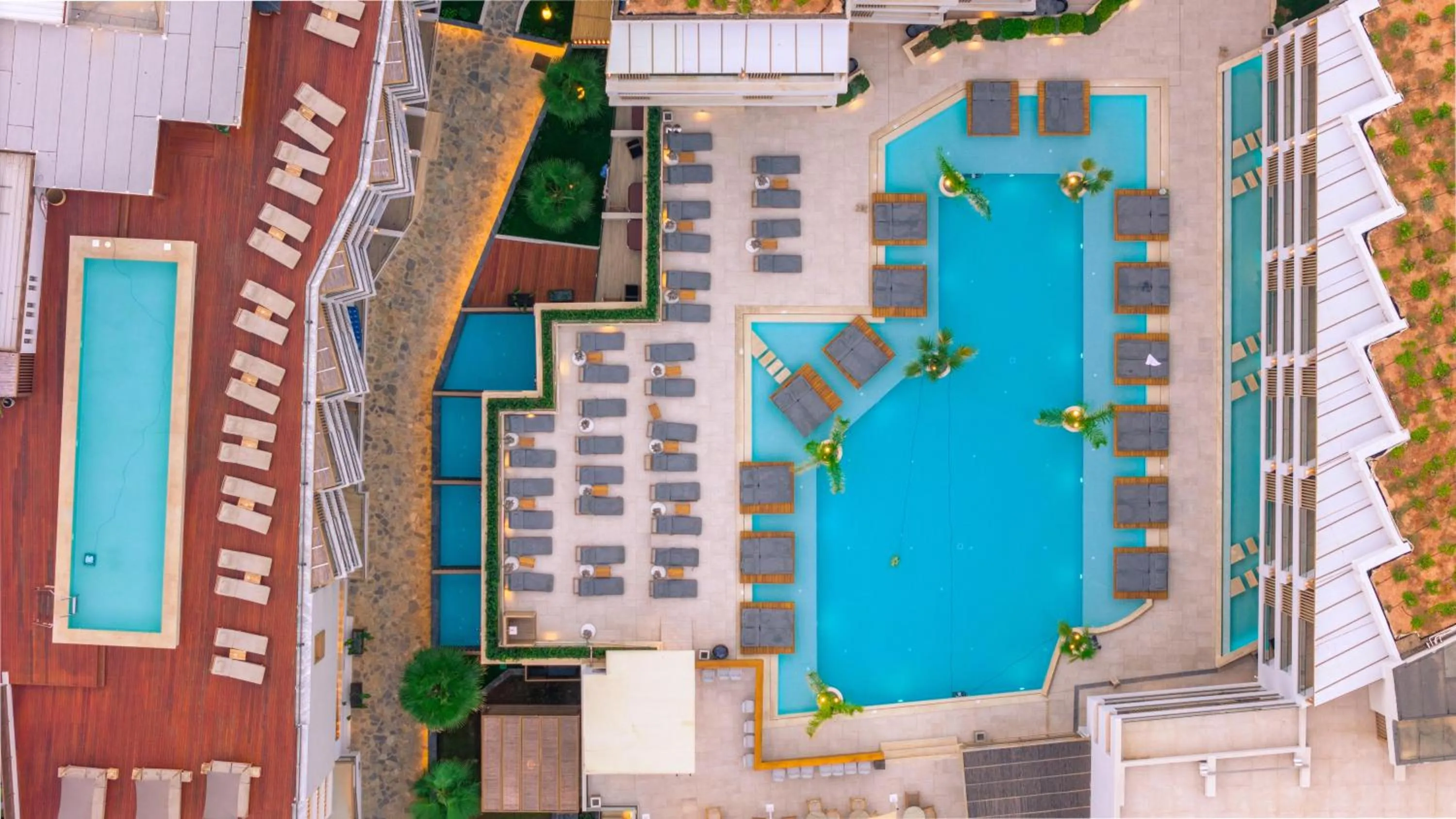 Swimming pool in AKASHA Beach Hotel & Spa