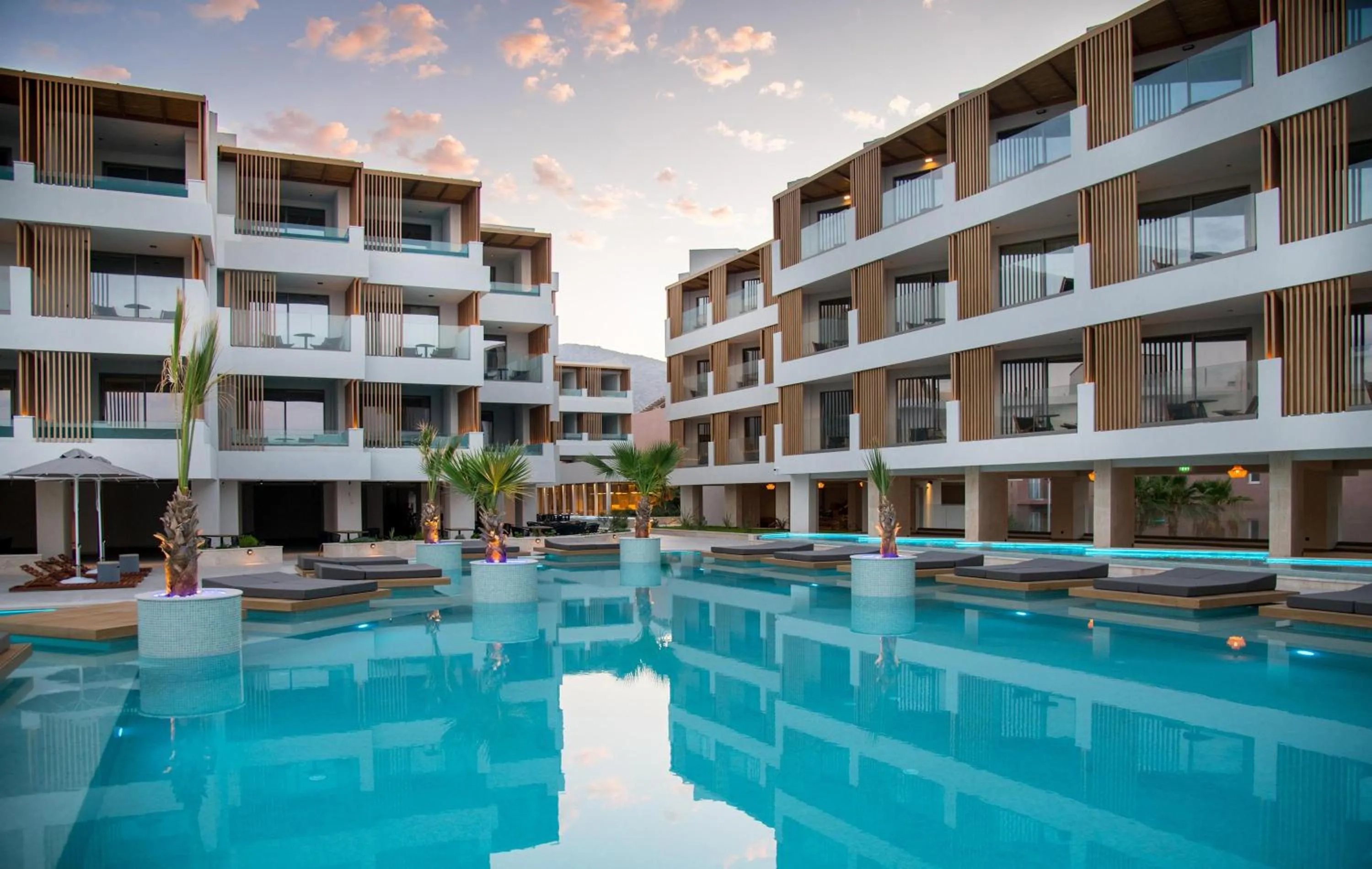 Swimming pool in AKASHA Beach Hotel & Spa