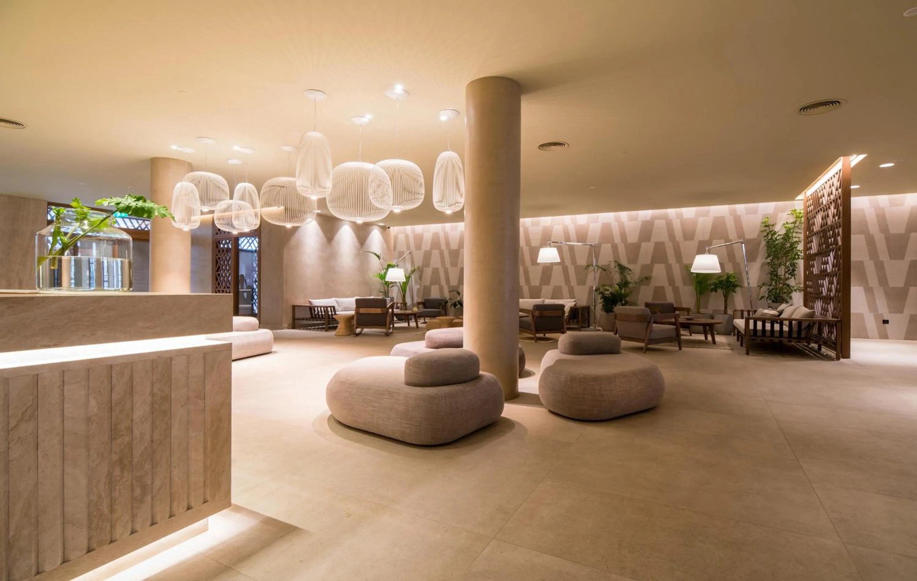 Lobby or reception in AKASHA Beach Hotel & Spa