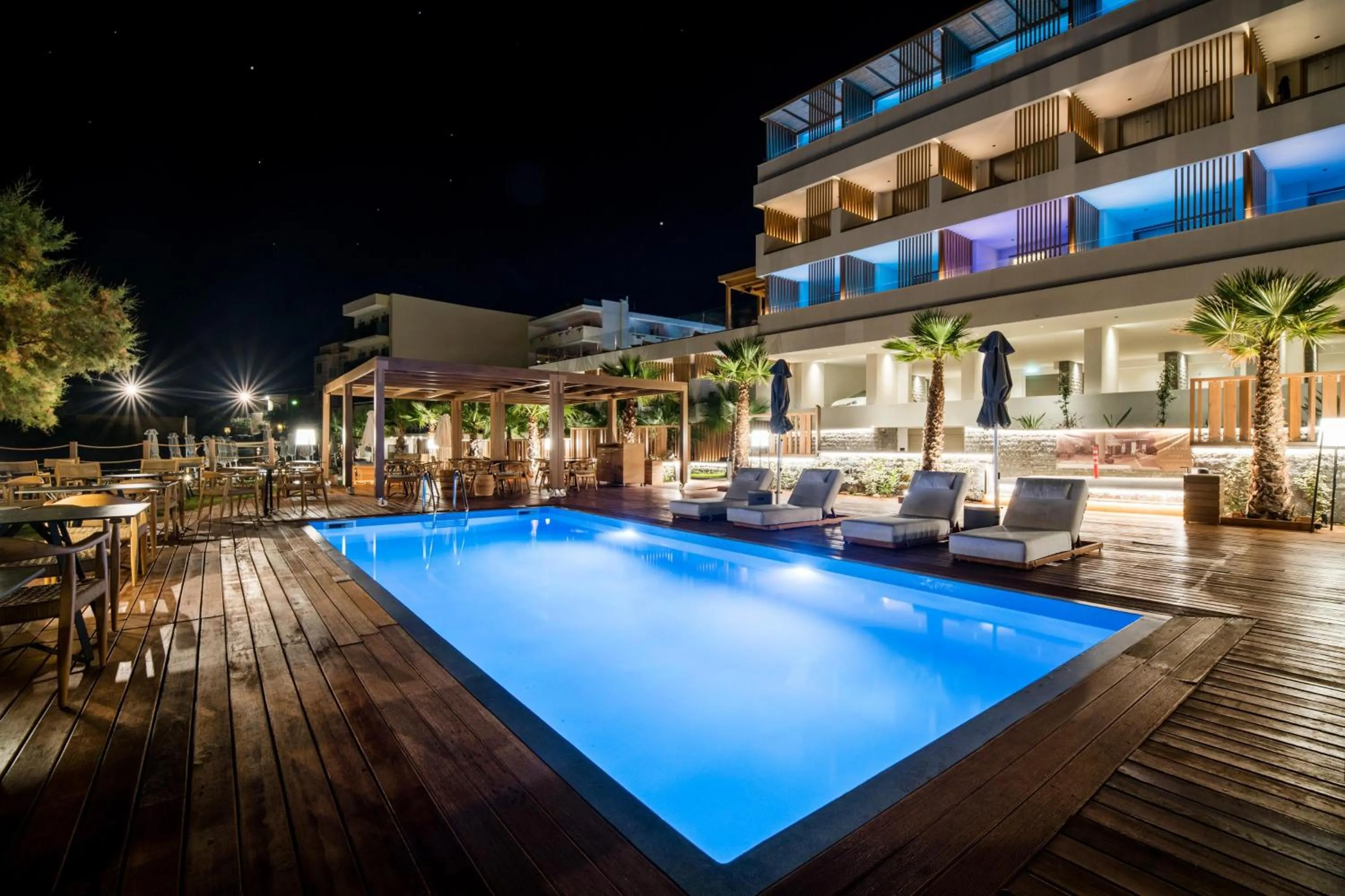 Swimming pool in AKASHA Beach Hotel & Spa