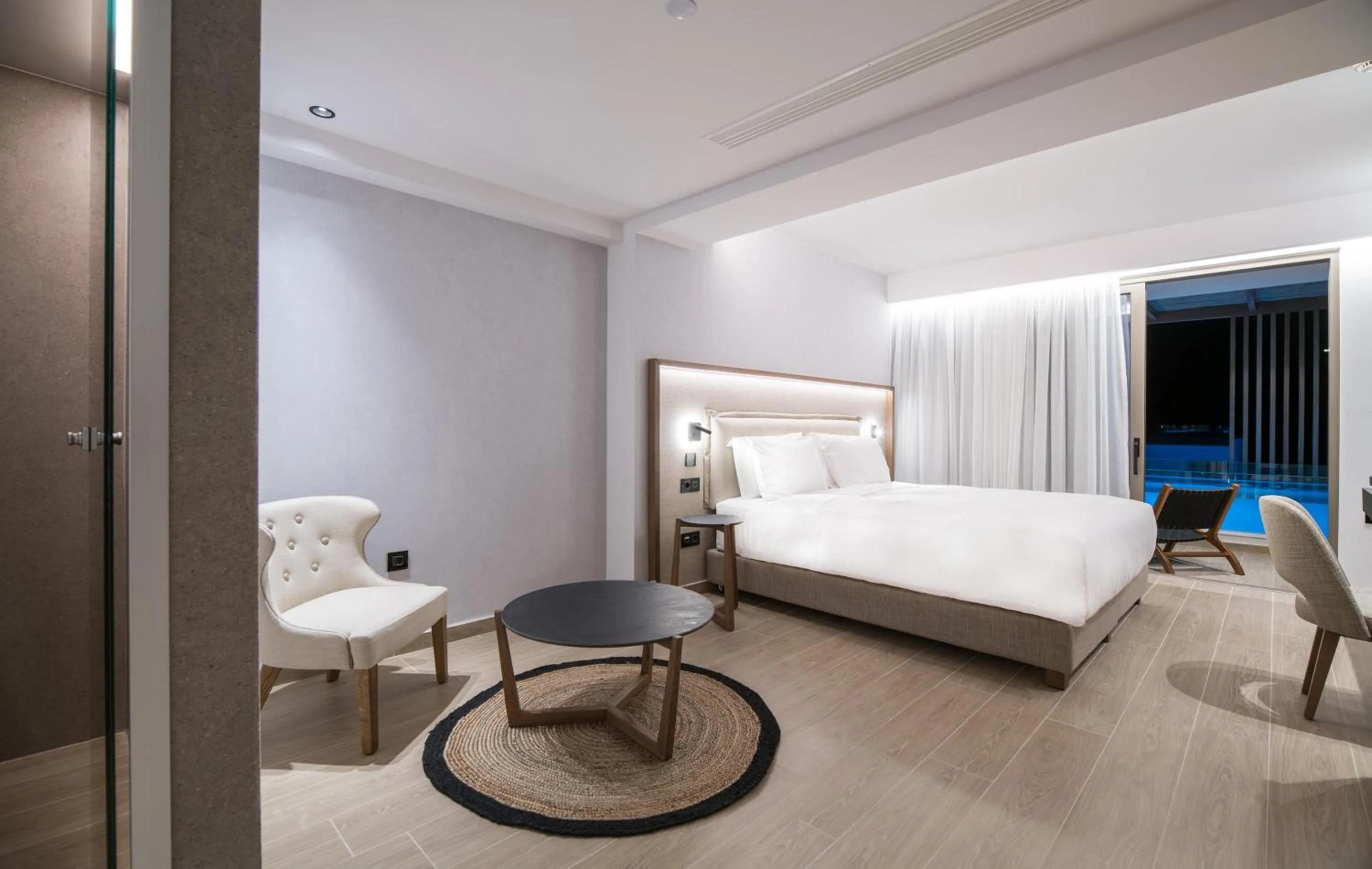 Photo of the whole room, Bed in AKASHA Beach Hotel & Spa