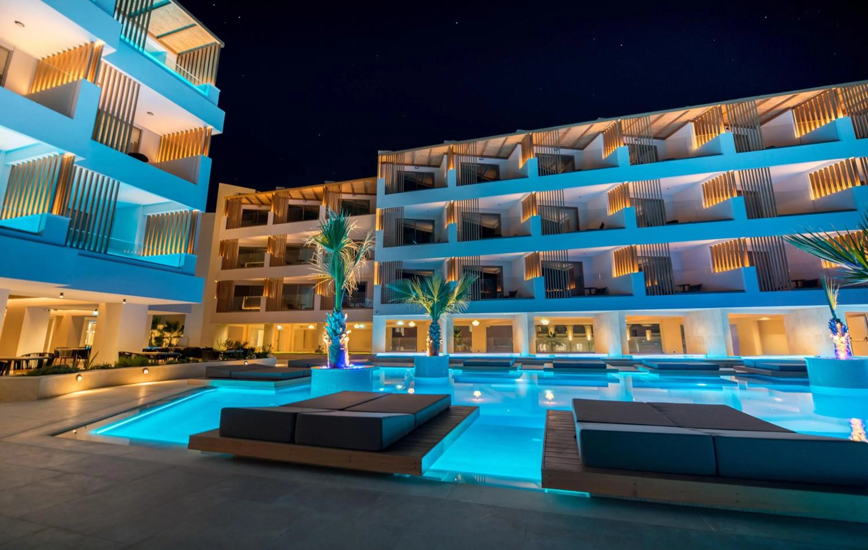 Swimming pool in AKASHA Beach Hotel & Spa