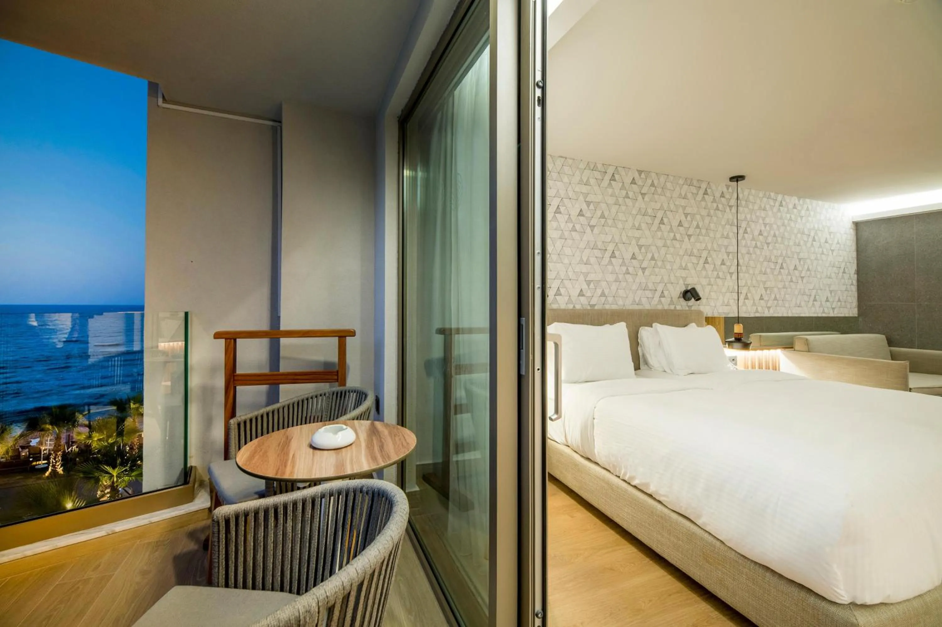 Photo of the whole room, Bed in AKASHA Beach Hotel & Spa