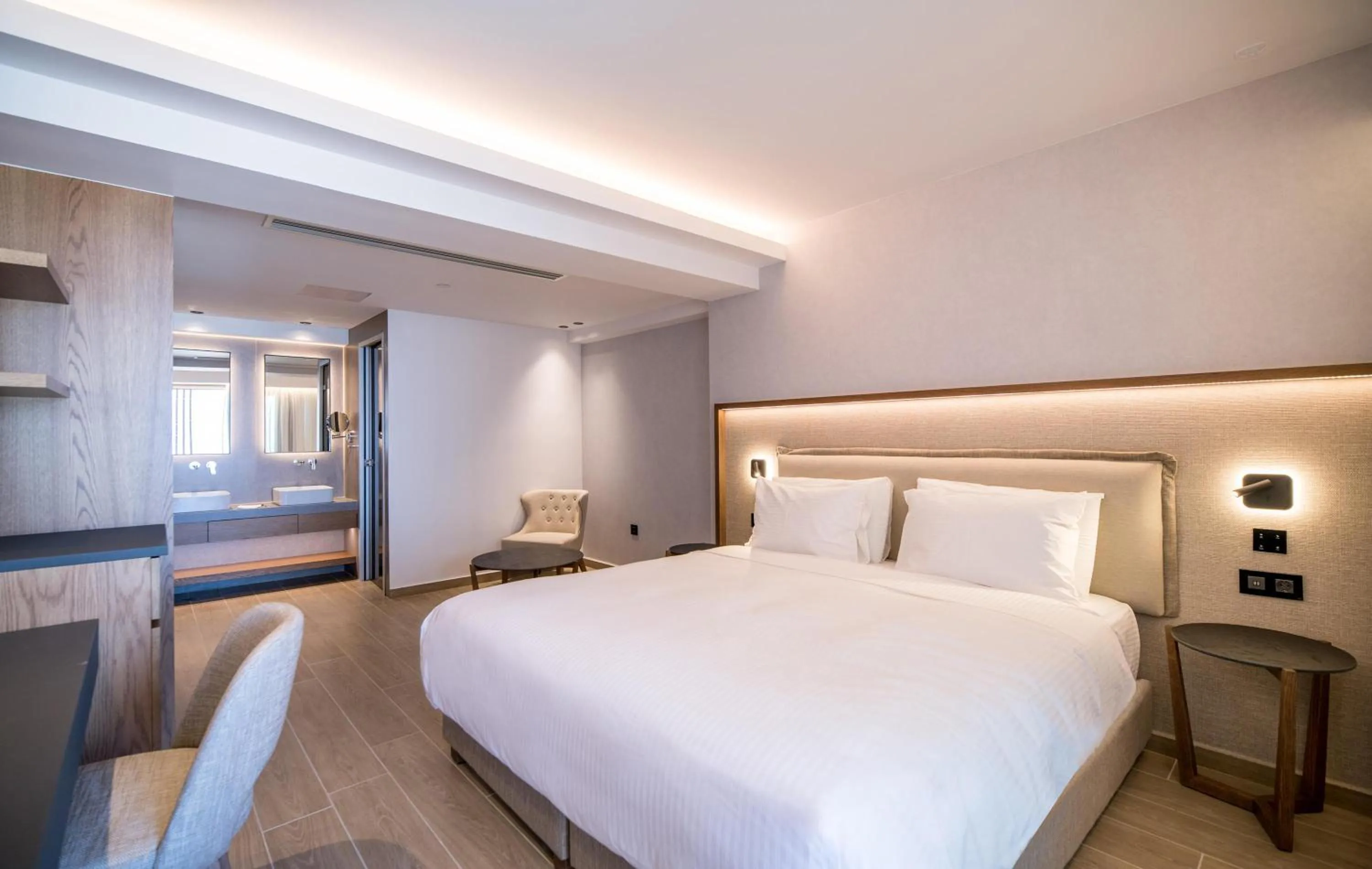 Photo of the whole room, Bed in AKASHA Beach Hotel & Spa