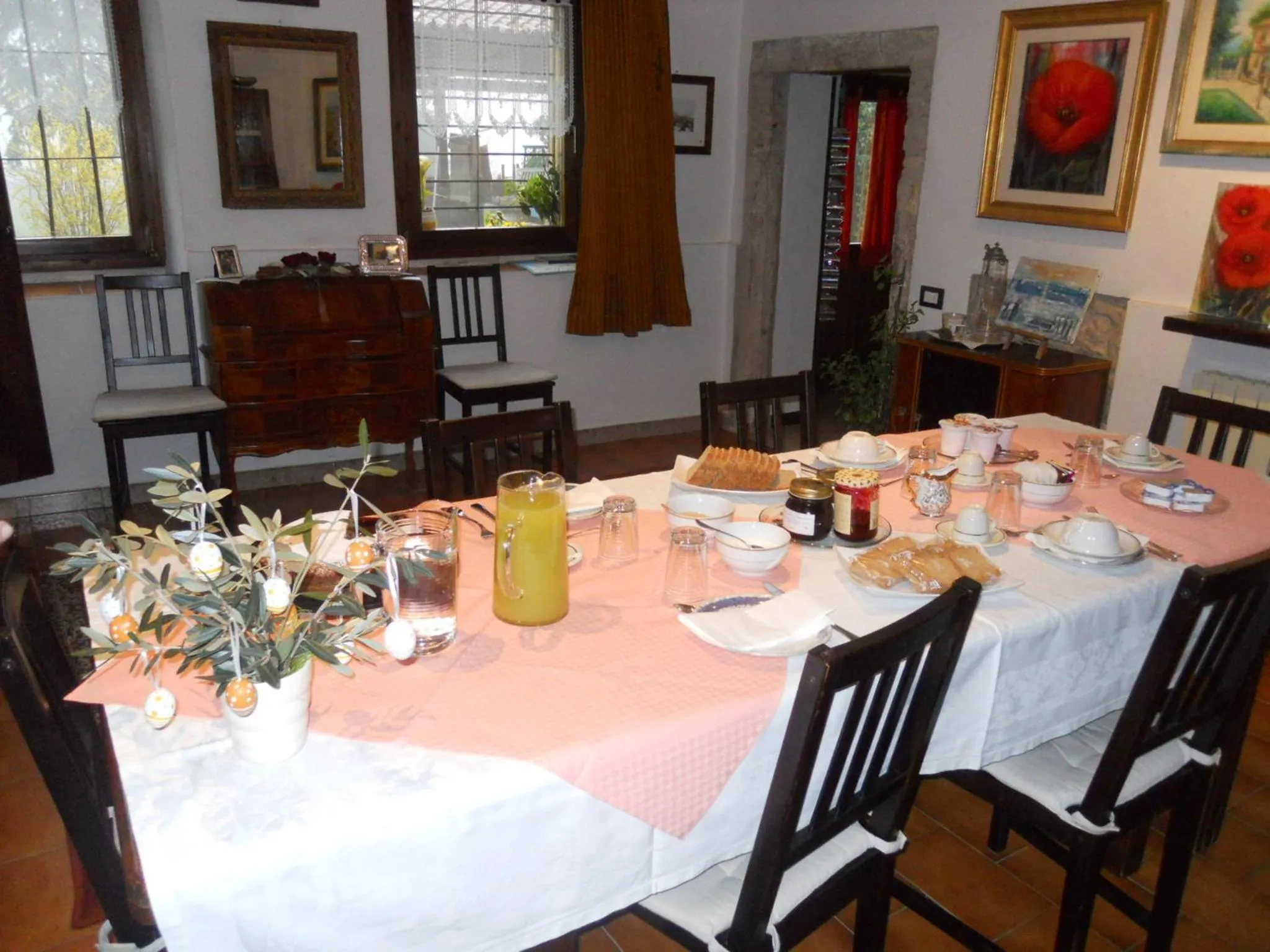 Italian breakfast in B&B Ca' Morino