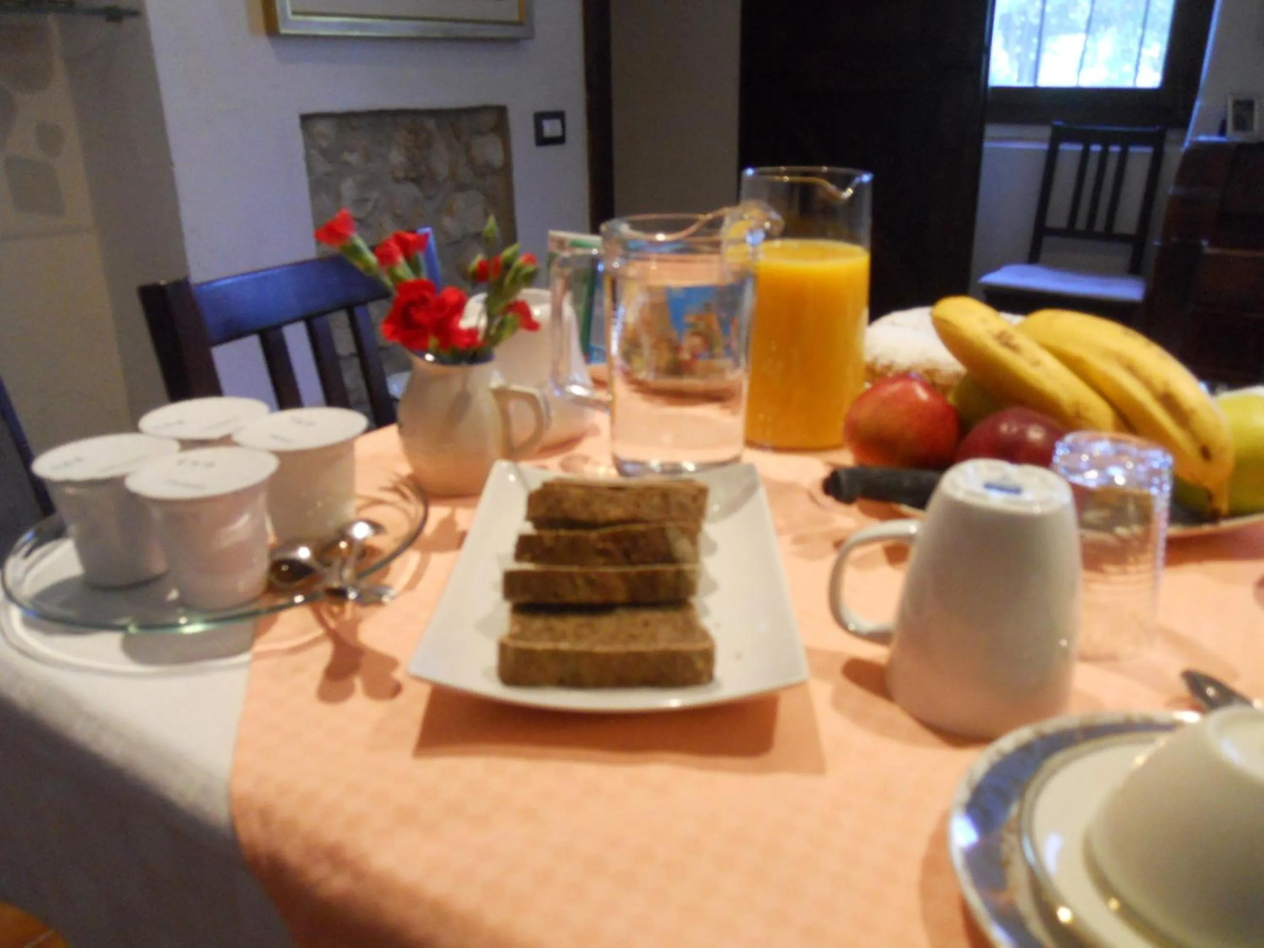 Italian breakfast in B&B Ca' Morino