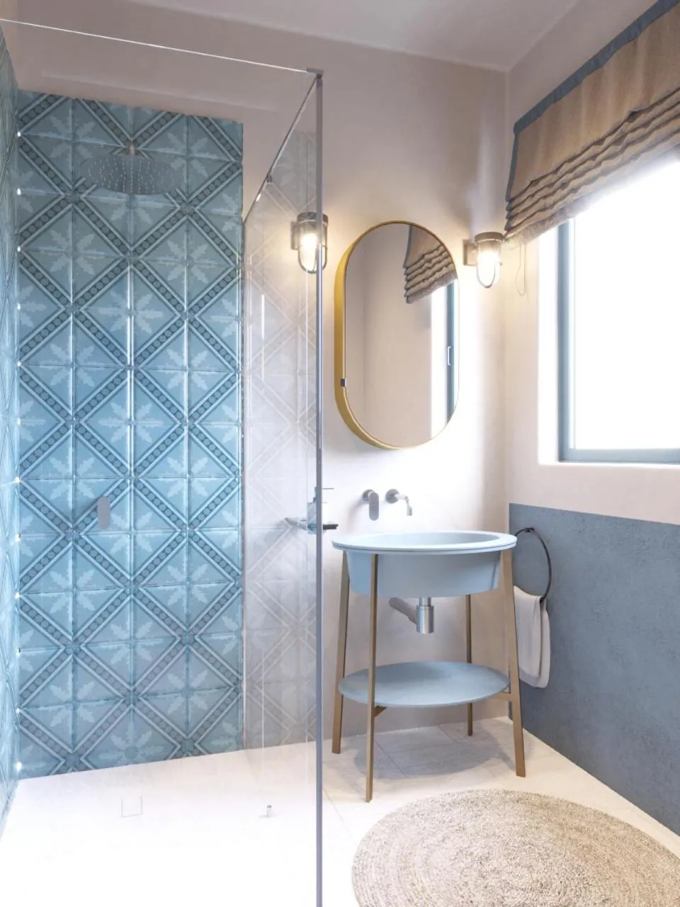 Bathroom in Resort Capo Bianco