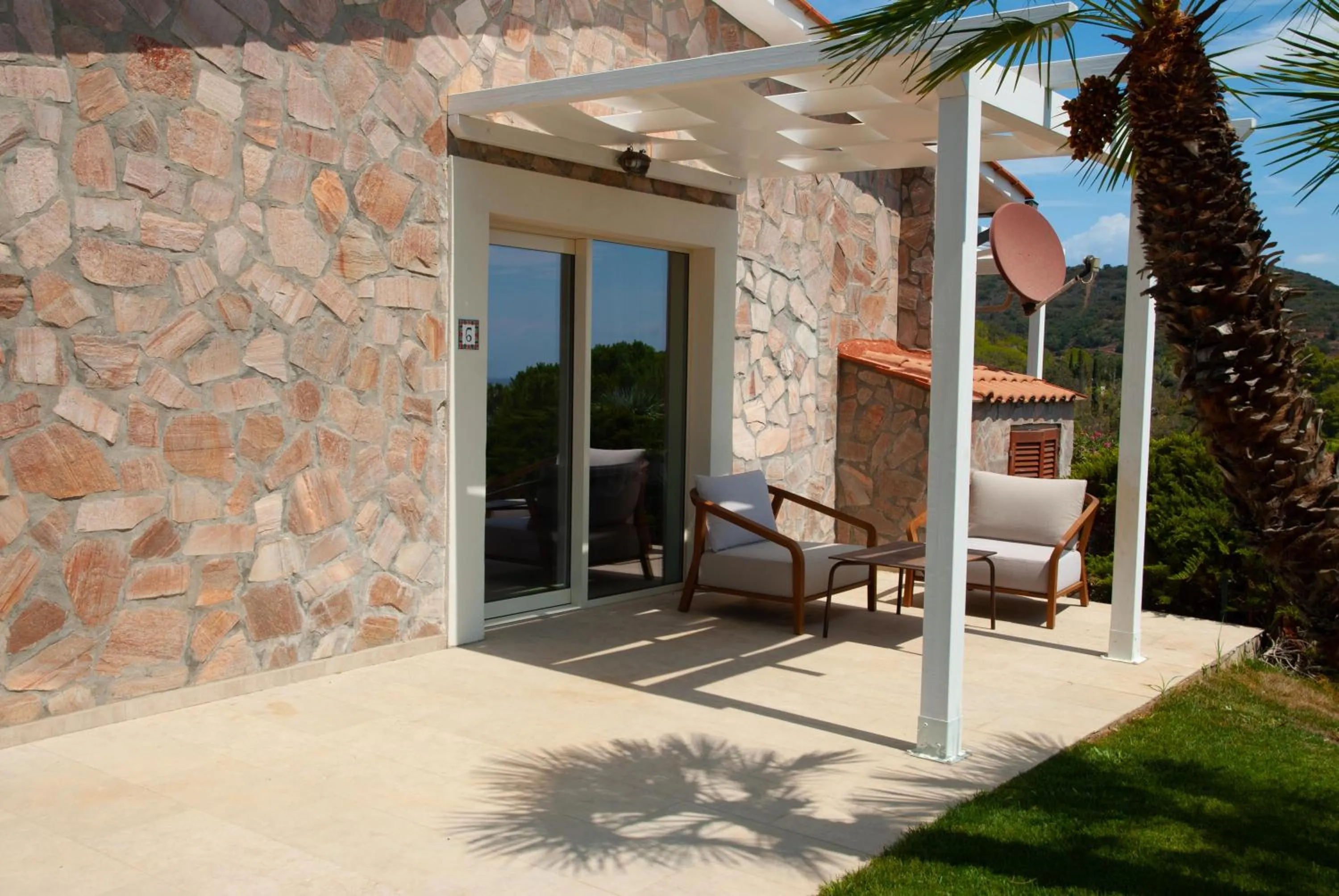 Patio in Resort Capo Bianco