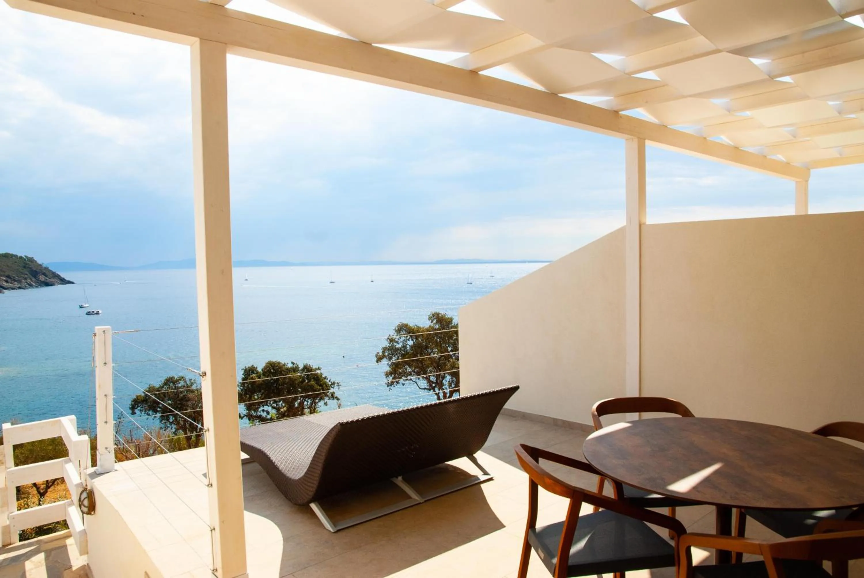 Patio in Resort Capo Bianco