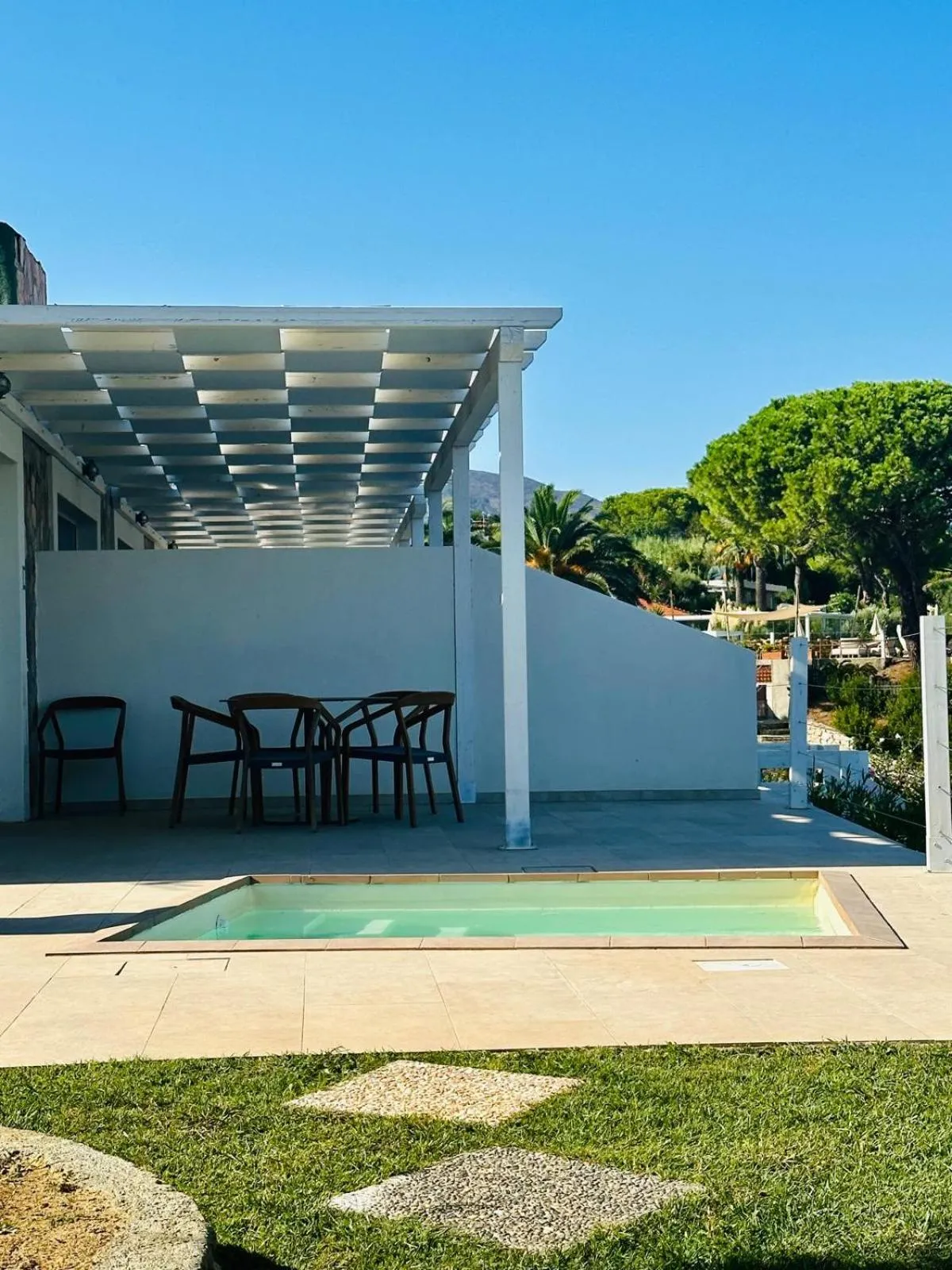 Patio in Resort Capo Bianco