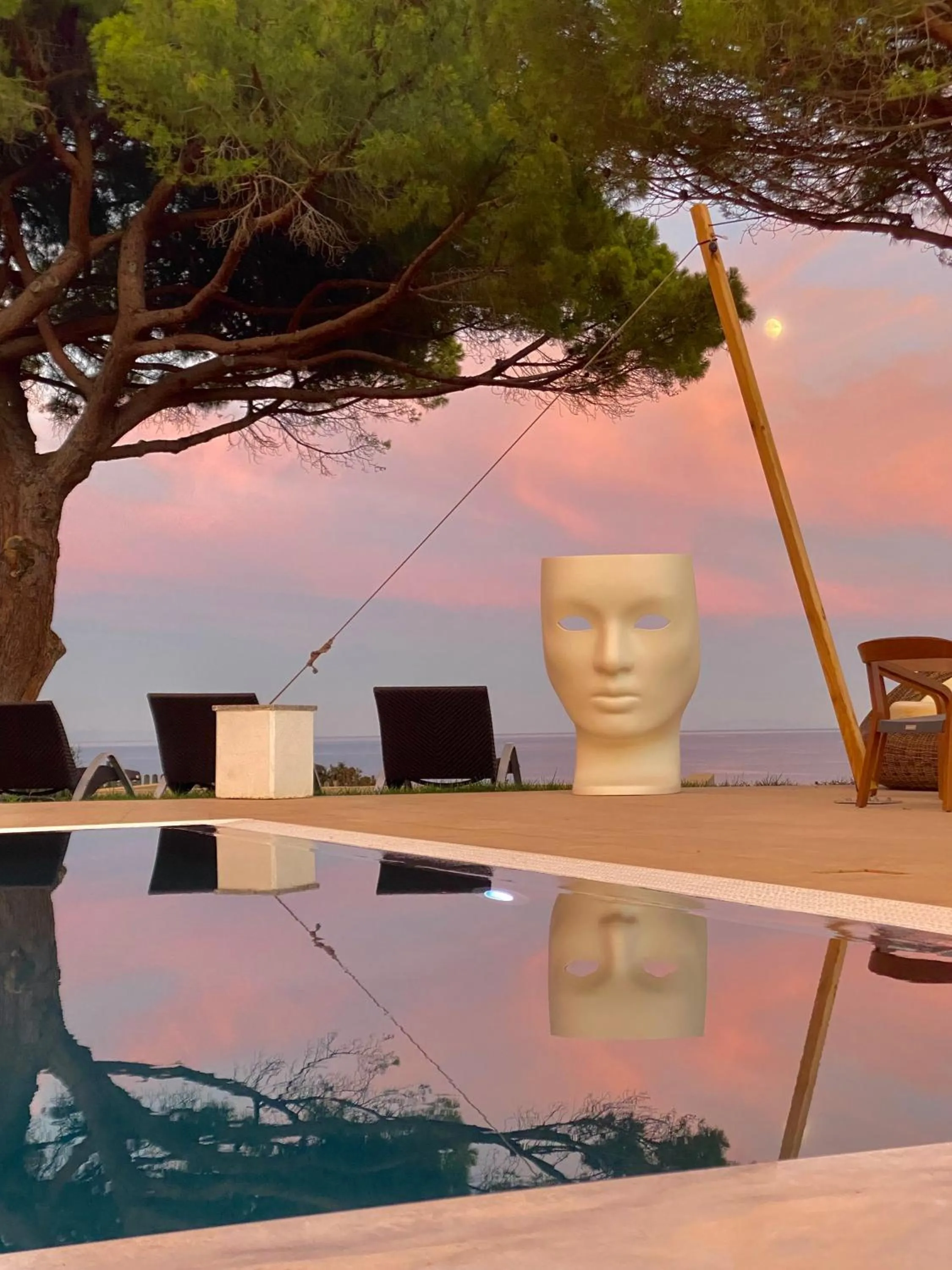 Pool view in Resort Capo Bianco
