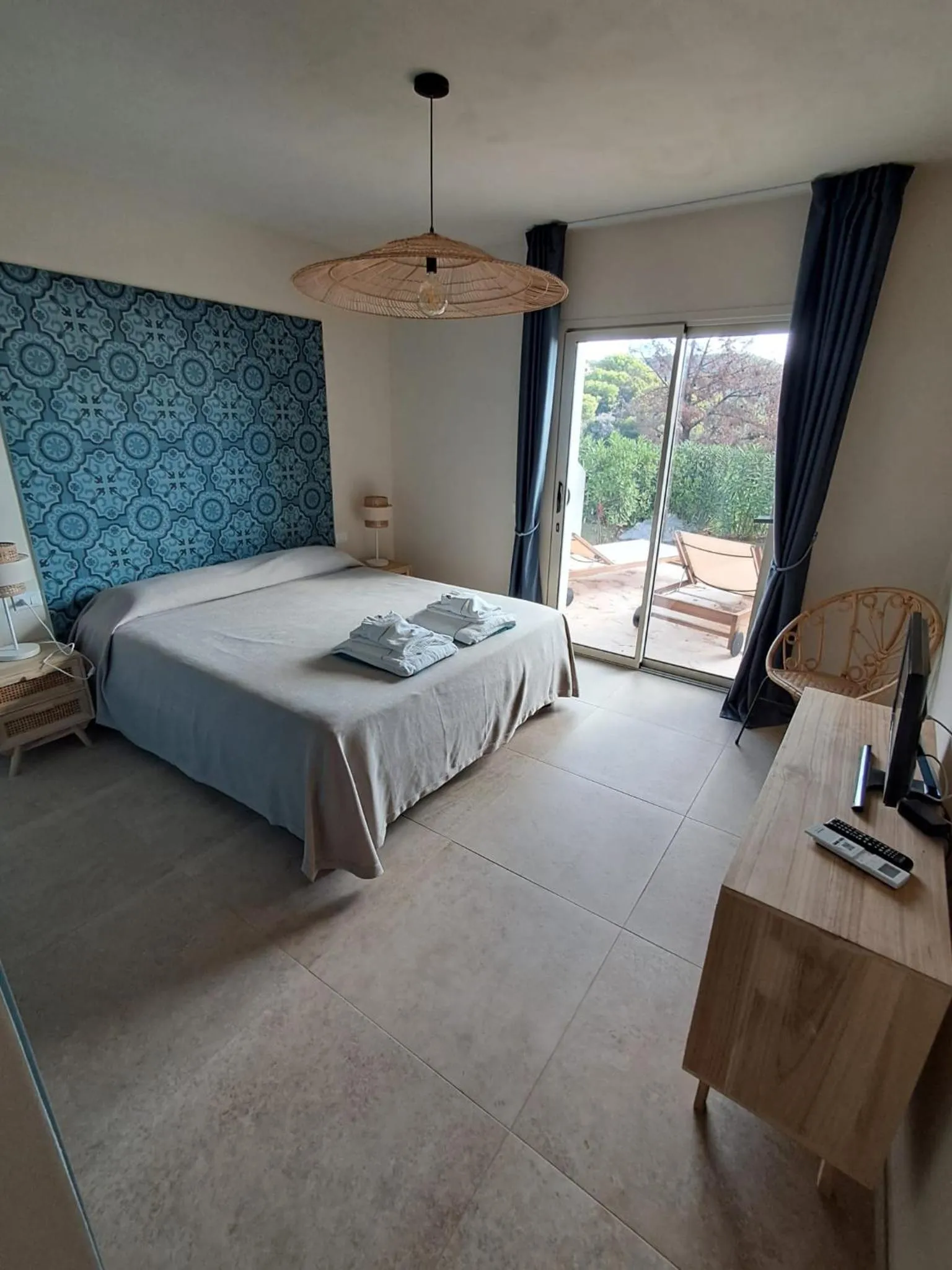 Bed in Resort Capo Bianco