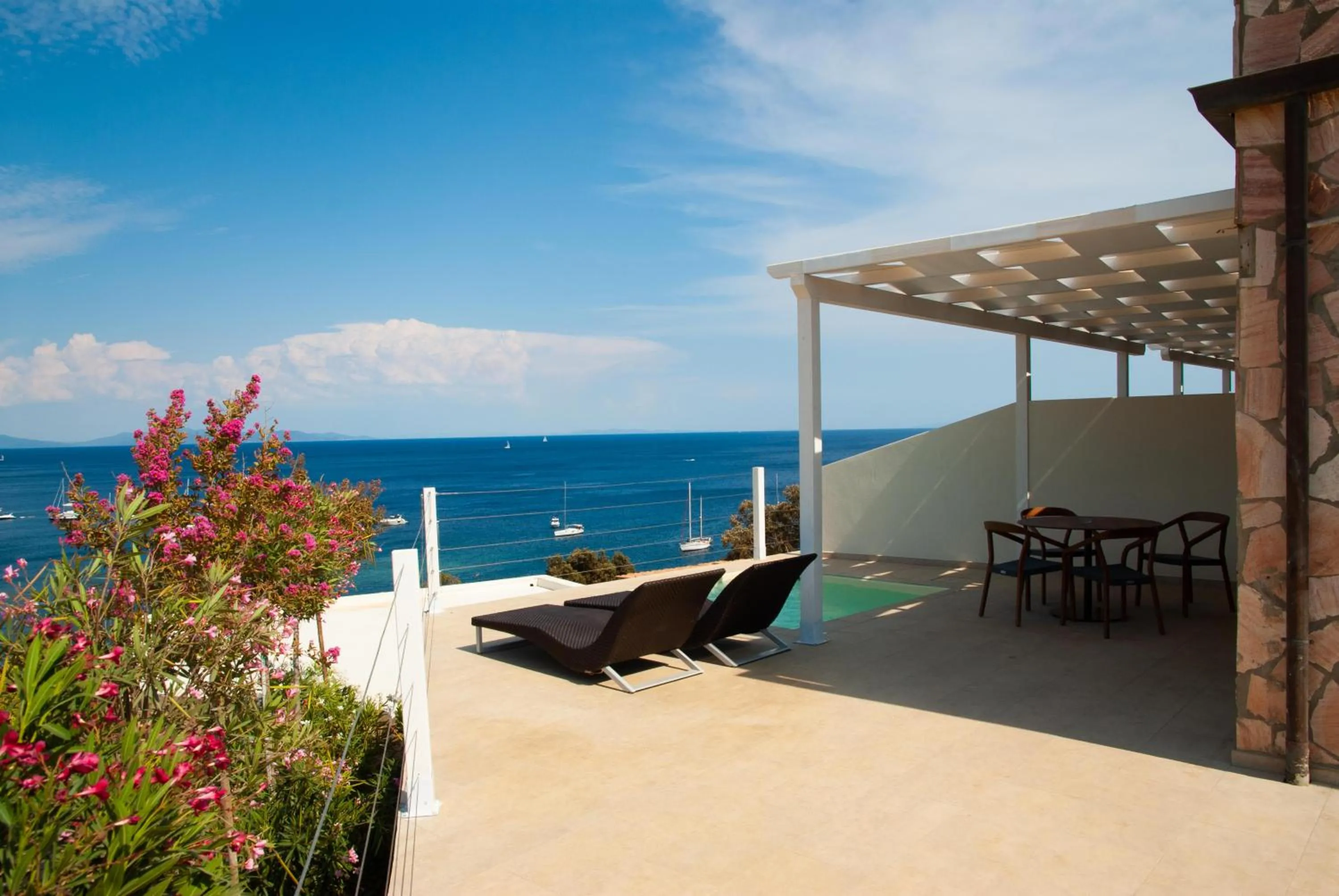Patio in Resort Capo Bianco