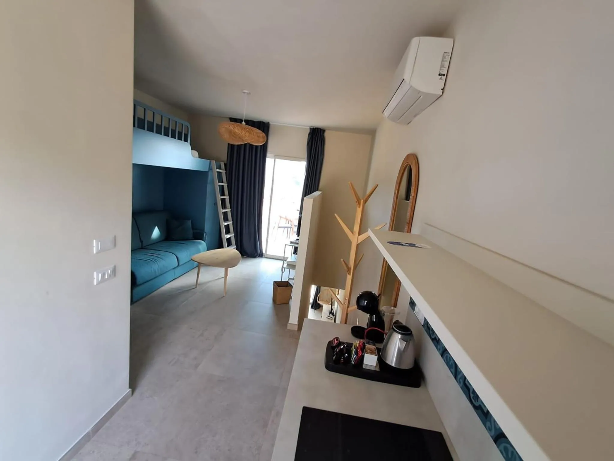 Kitchen or kitchenette in Resort Capo Bianco
