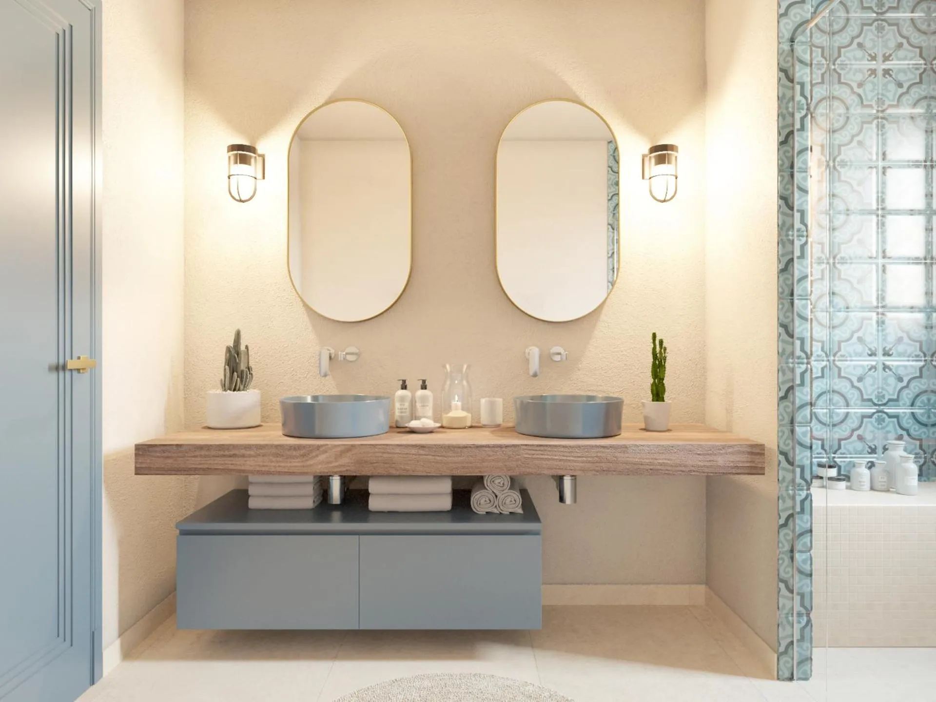 Bathroom in Resort Capo Bianco