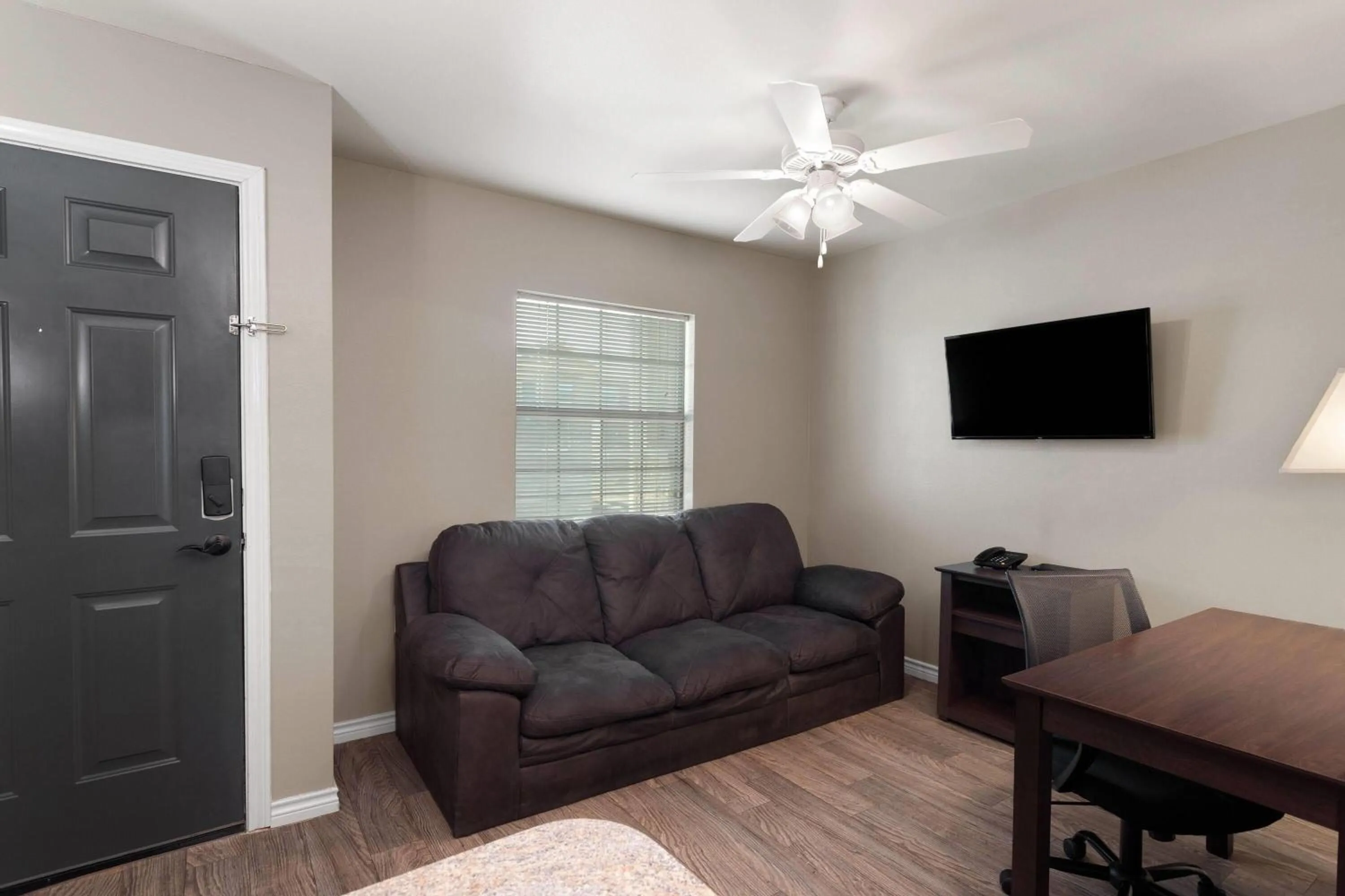 Photo of the whole room in Eagle's Den Suites Andrews a Travelodge by Wyndham