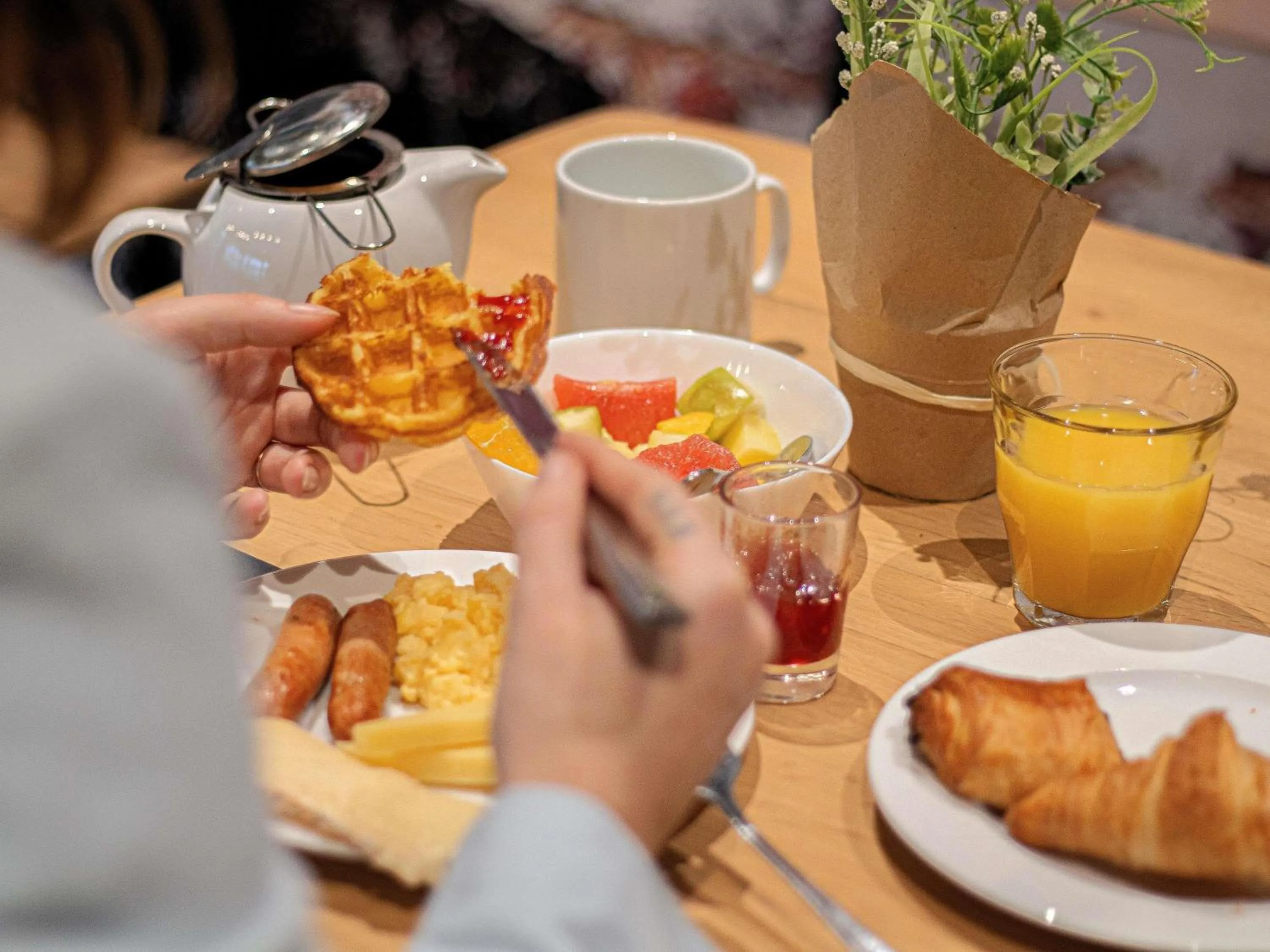 Breakfast in Hotel Novotel Evry Courcouronnes