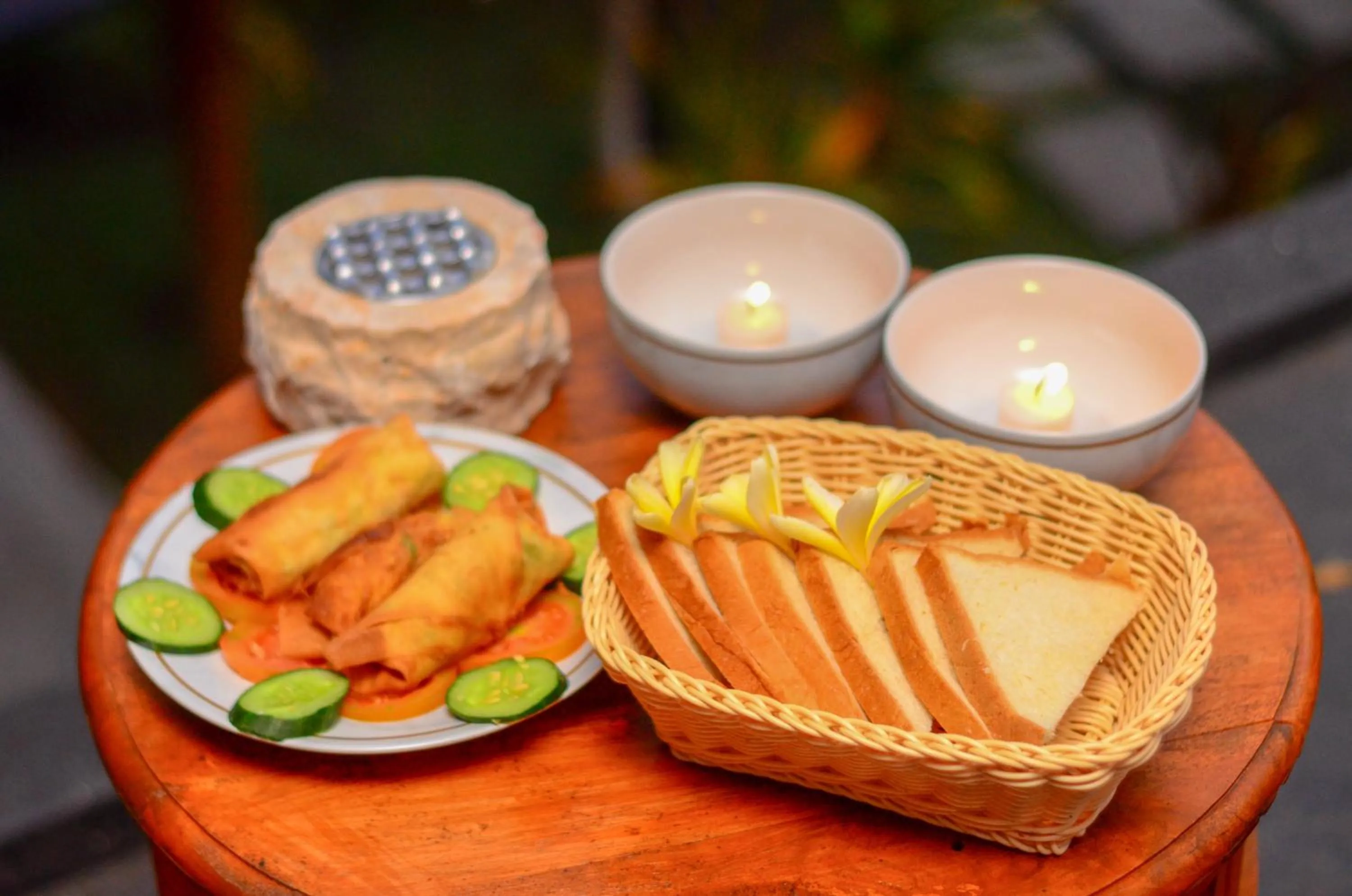 Food in Batur Panorama