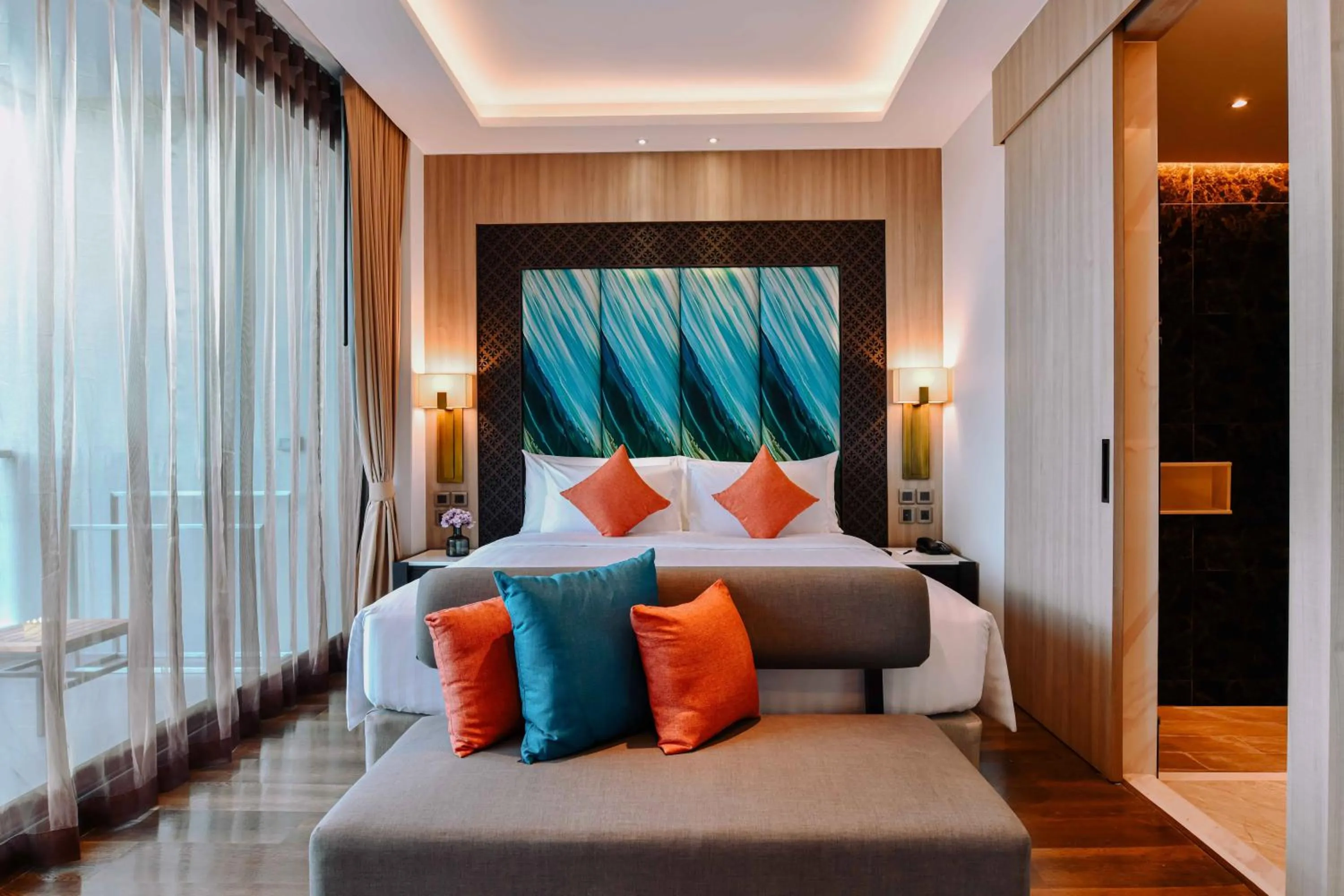 Bed in SKYVIEW Resort Phuket Patong Beach