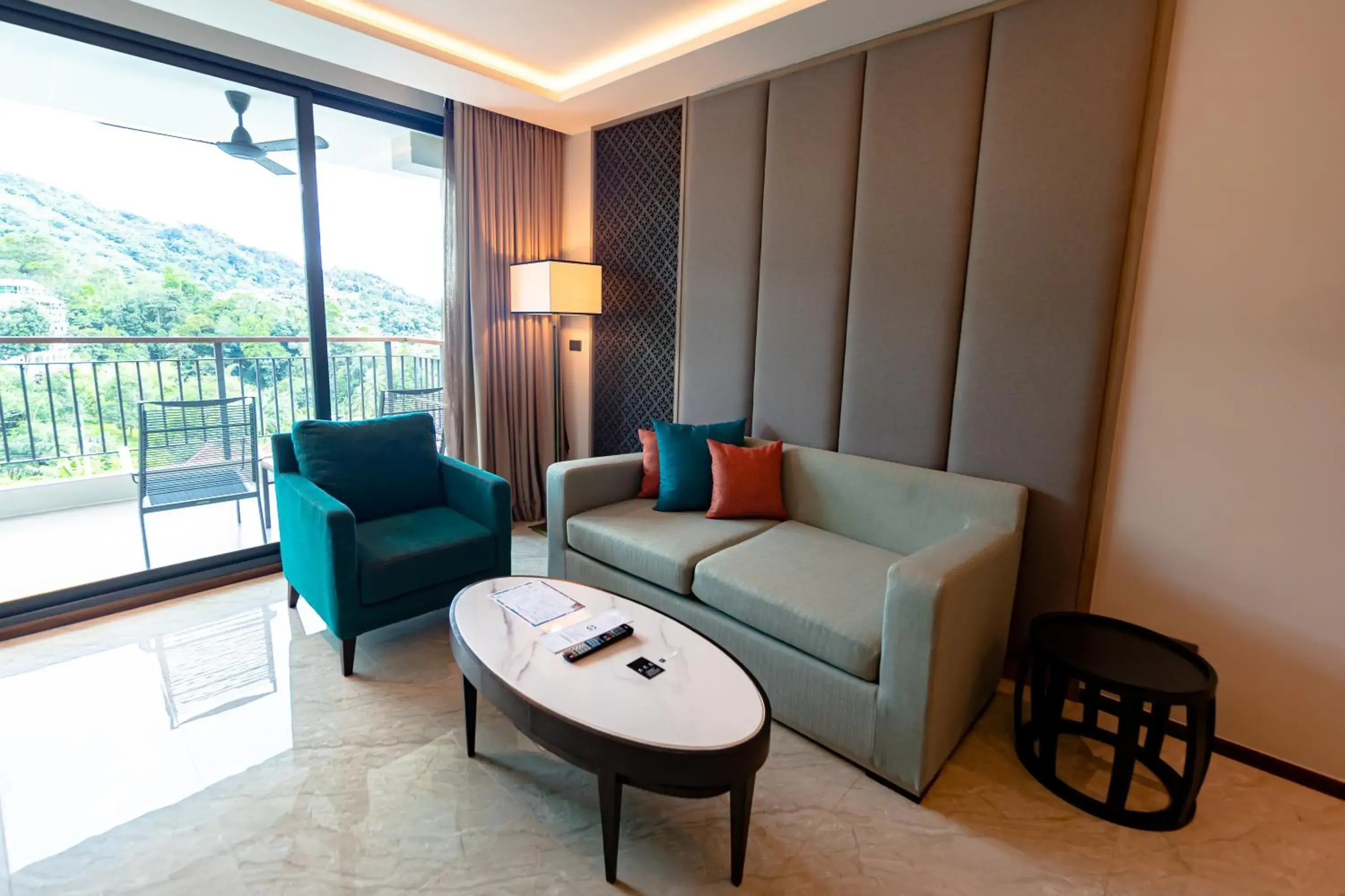 Living room in SKYVIEW Resort Phuket Patong Beach Living room in SKYVIEW Resort Phuket Patong Beach