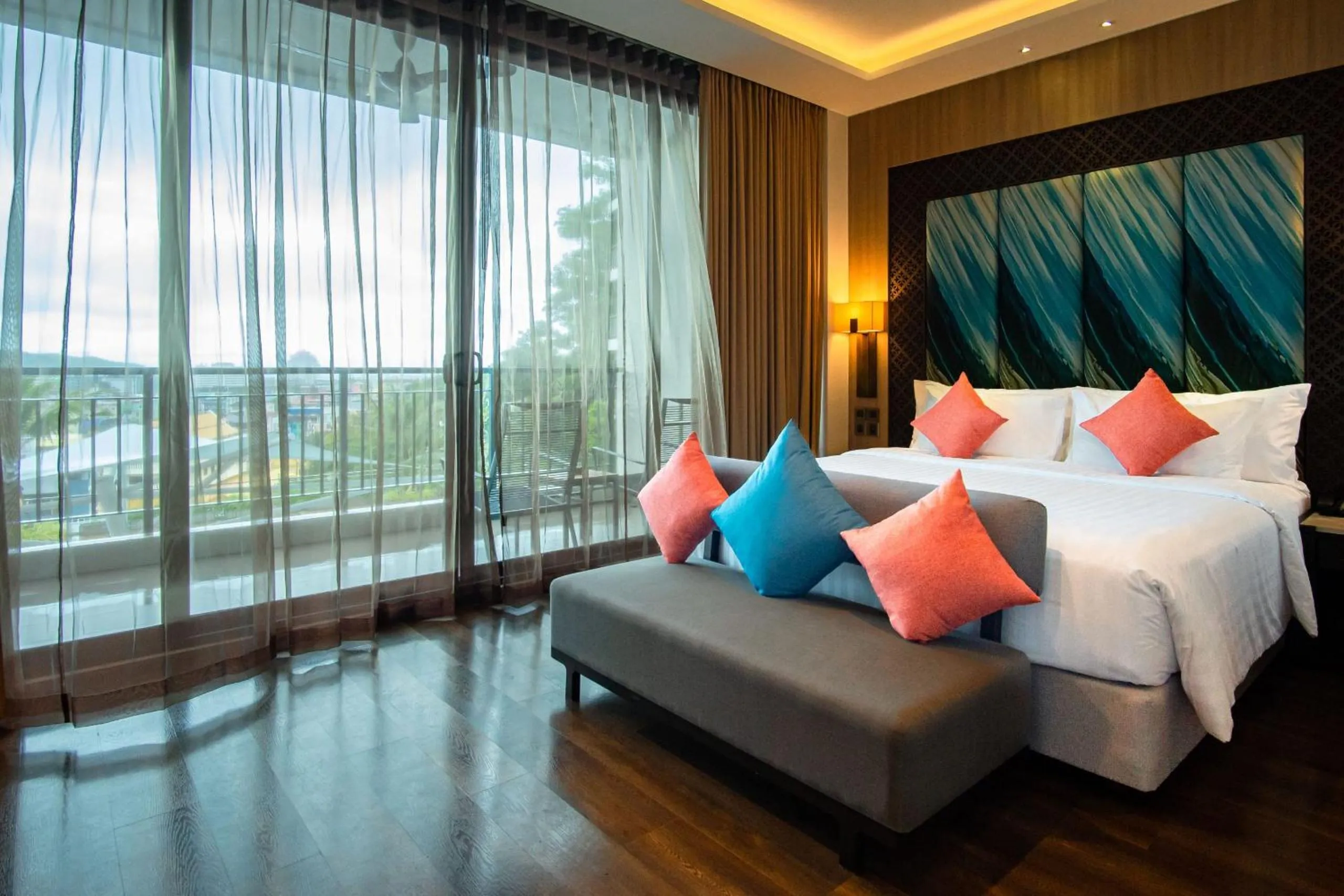 Bed in SKYVIEW Resort Phuket Patong Beach
