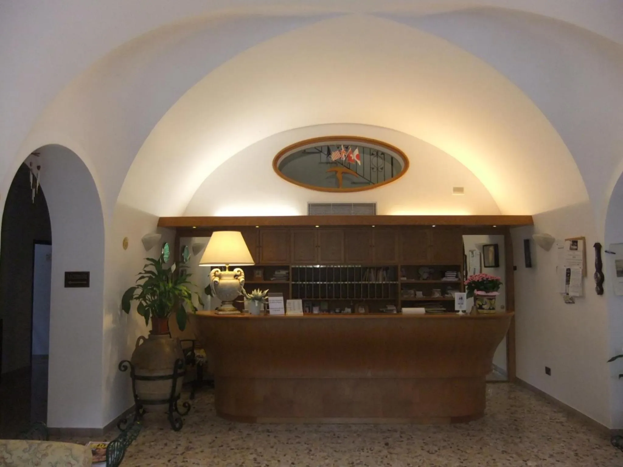 Lobby or reception in Hotel Biancamaria